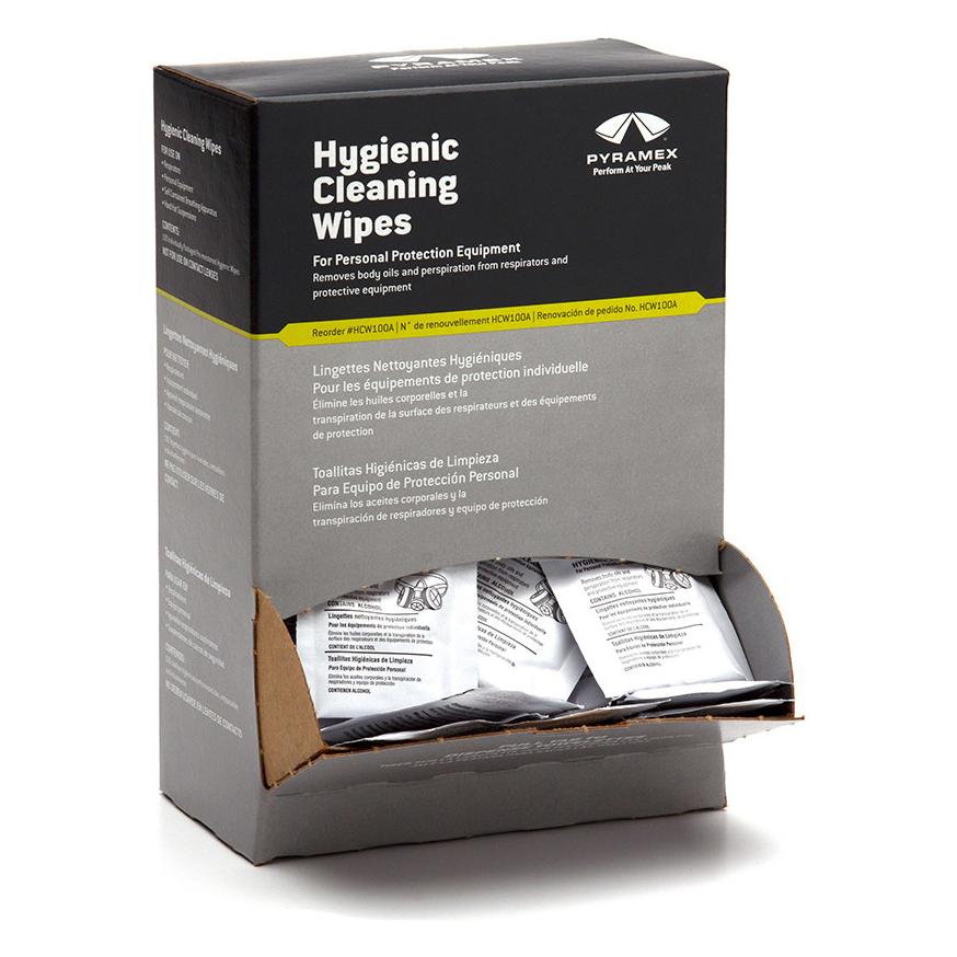 Box of 100 Cleaning Wipes - Pyramex - Alcohol Wipes