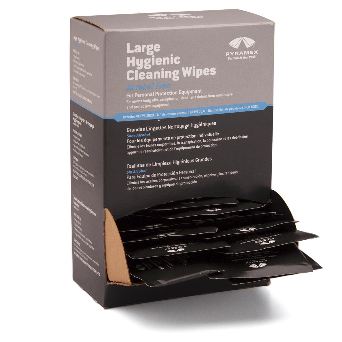 Box of Cleaning Wipes - Pyramex - Hygienic Alcohol Free