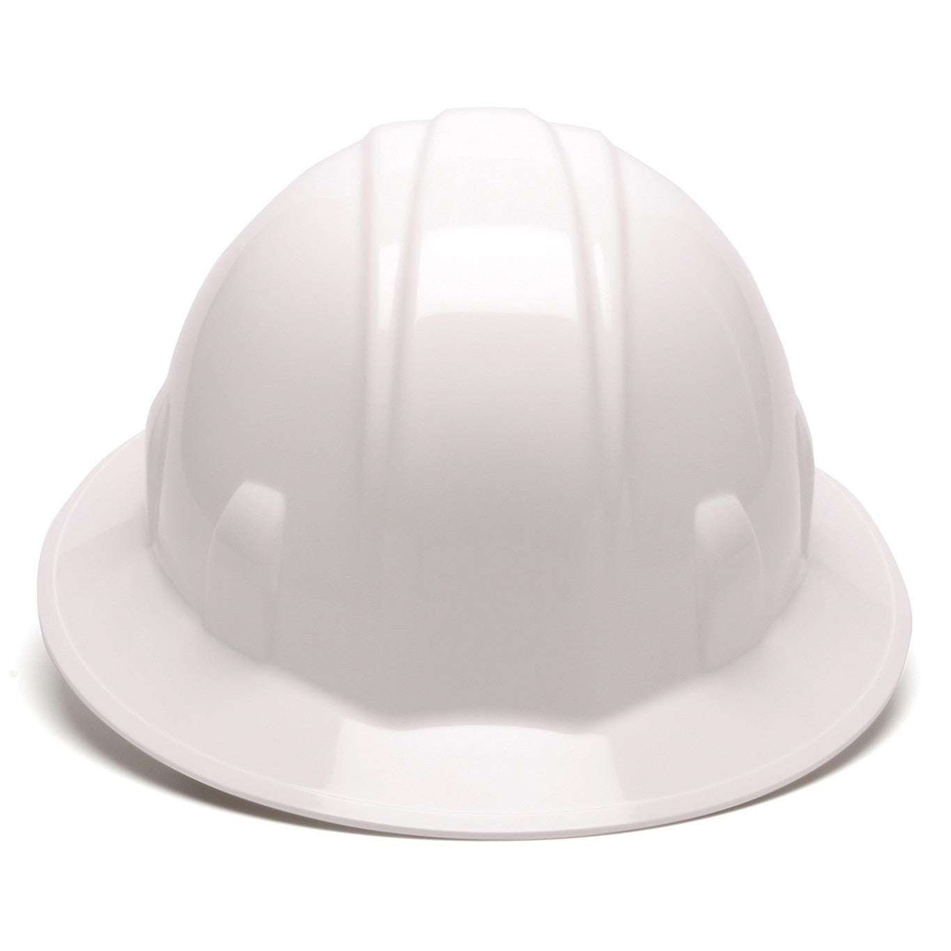 White Hard Hats - Pyramex - Durable Full Brim
