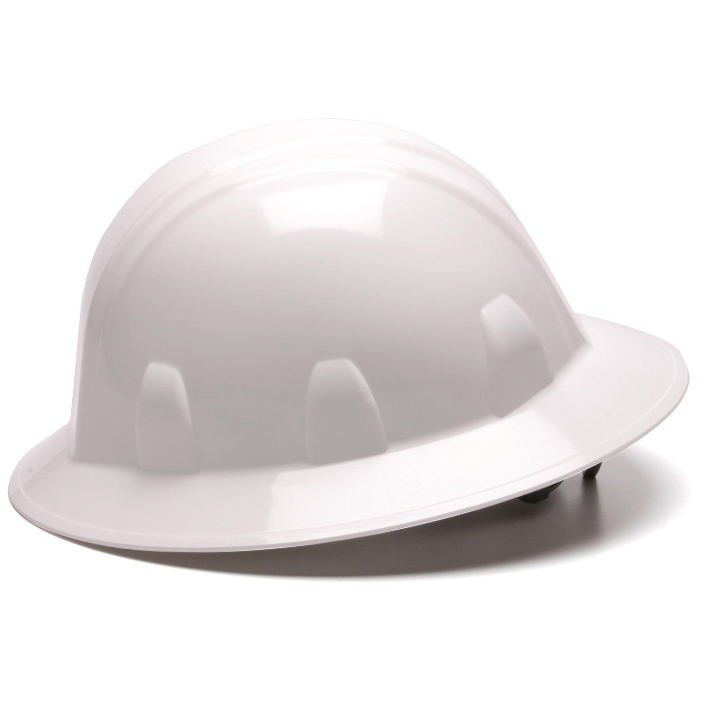 White Hard Hats - Pyramex - Durable Full Brim