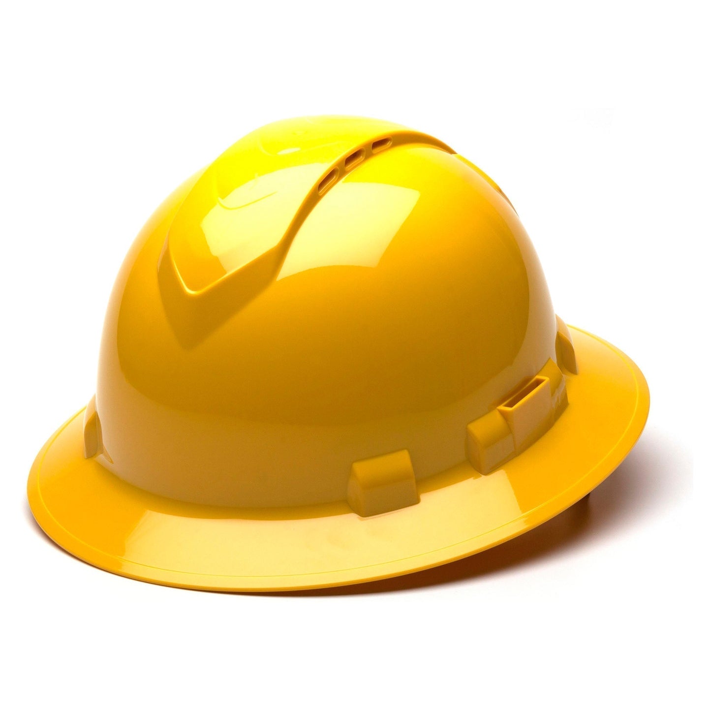 White Hard Hats - Pyramex - Vented Brim for Comfort