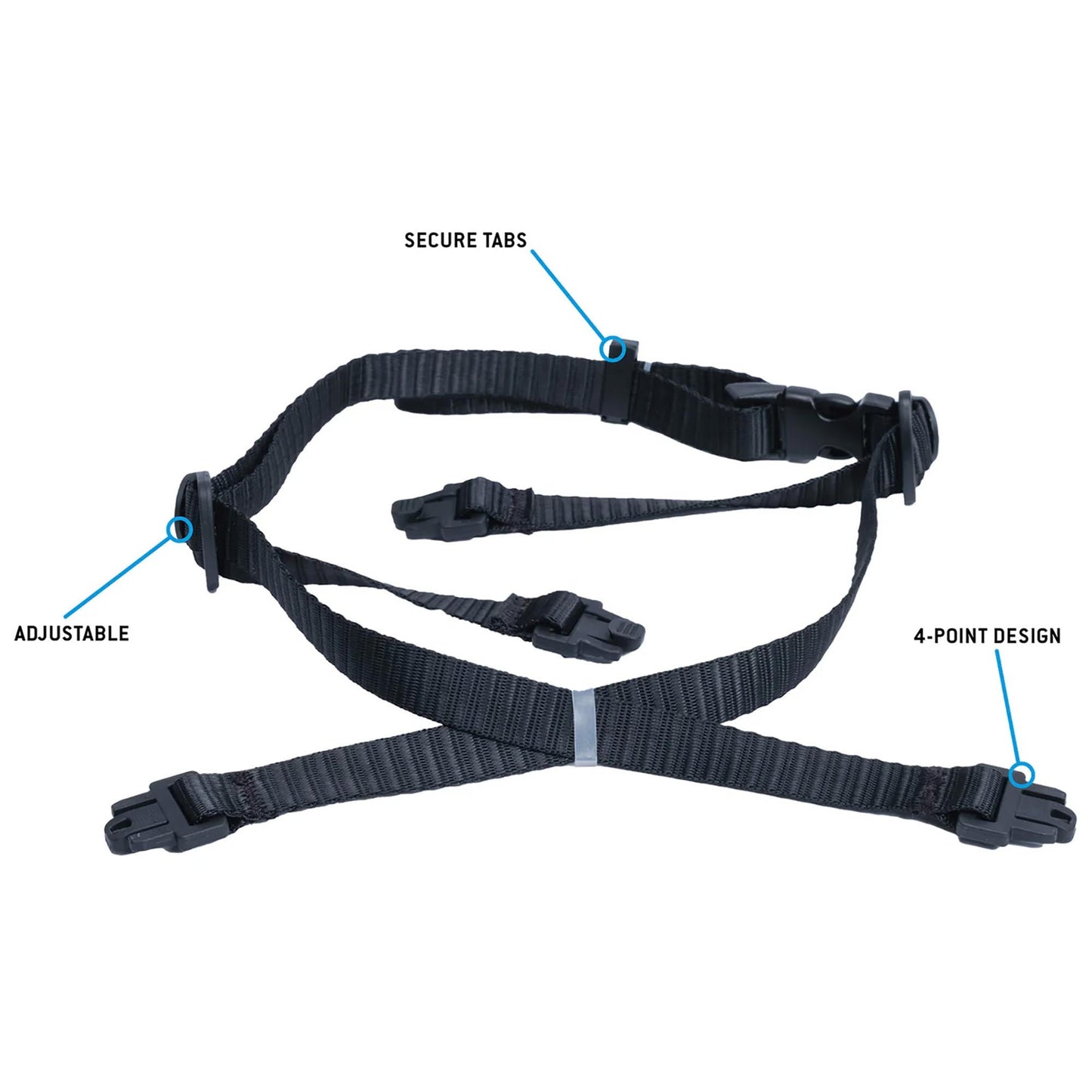 Black Chin Straps - Pyramex - Durable Design