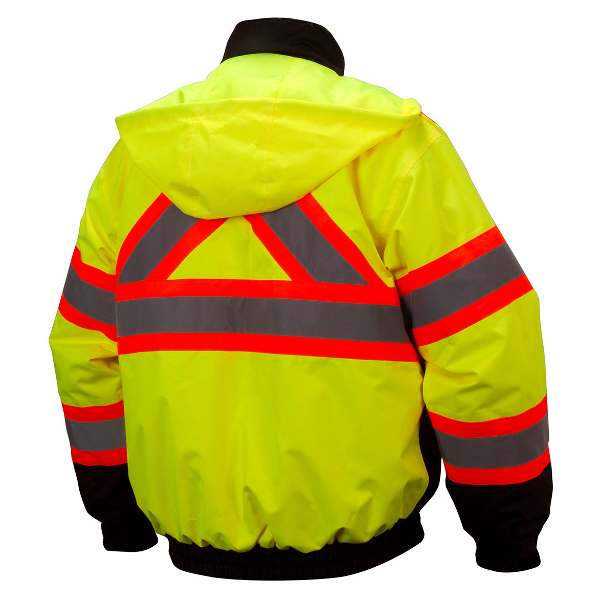 Yellow/Lime Safety Jacket - Pyramex - Weatherproof Design