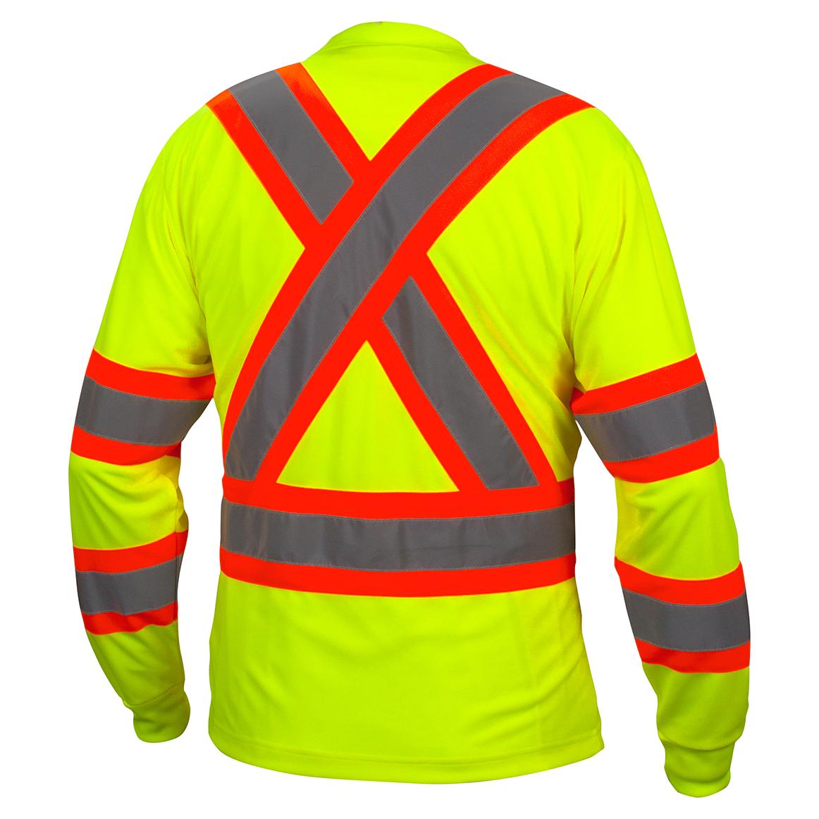 Yellow/Lime Safety Shirt - Pyramex - Moisture-Wicking