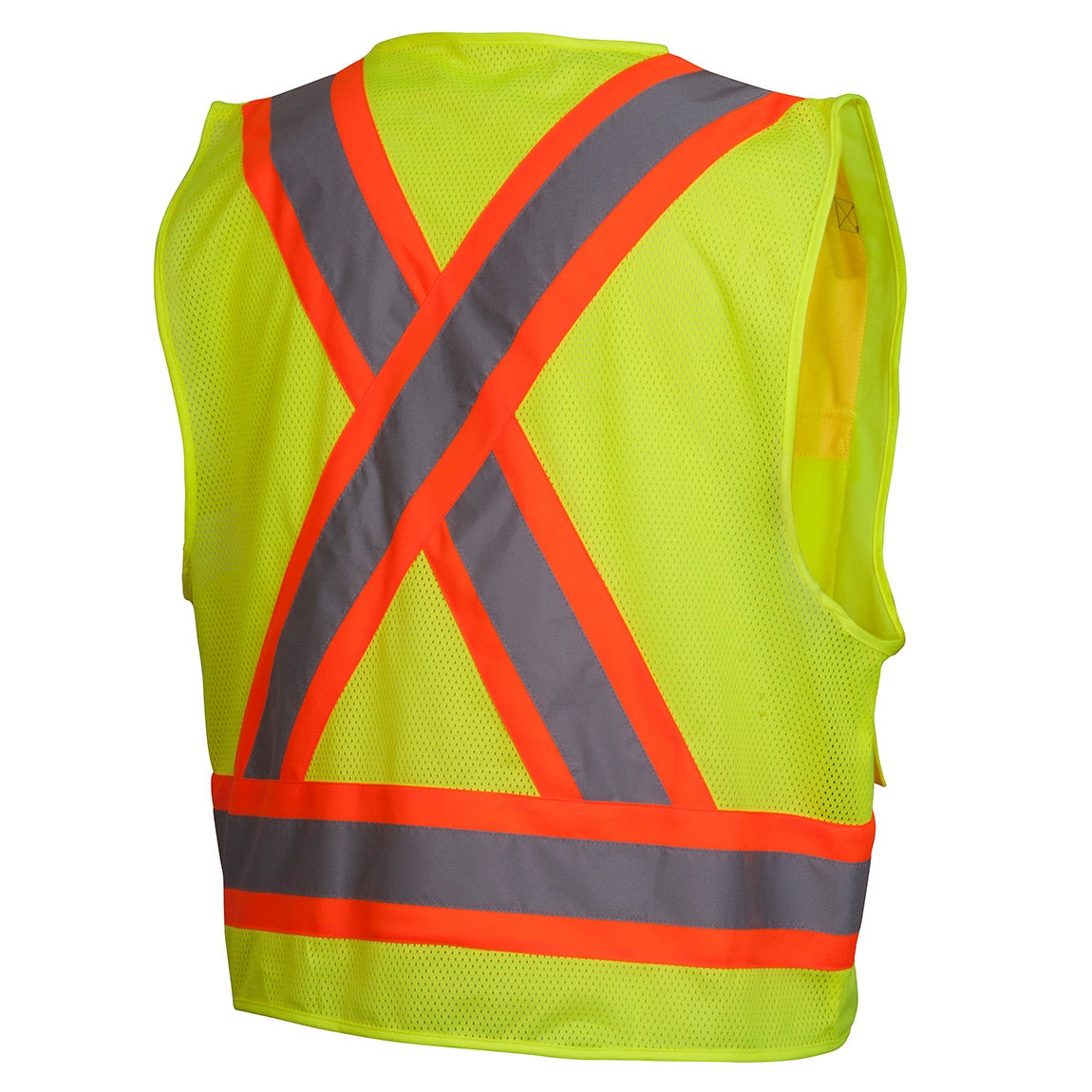 Yellow/Lime Safety Vest - Pyramex - Reflective Design