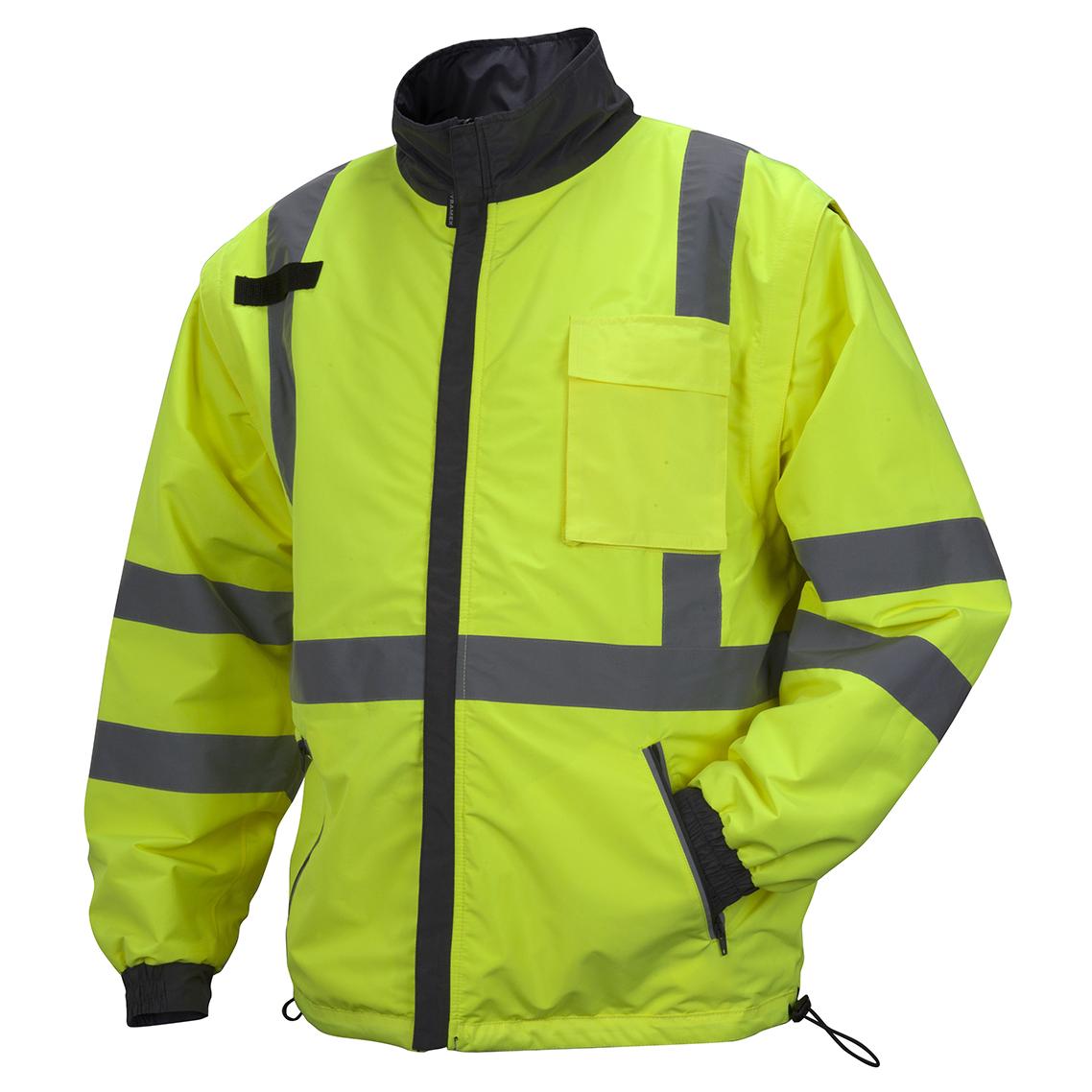 Yellow/Lime Safety Jacket - Pyramex - Waterproof Design