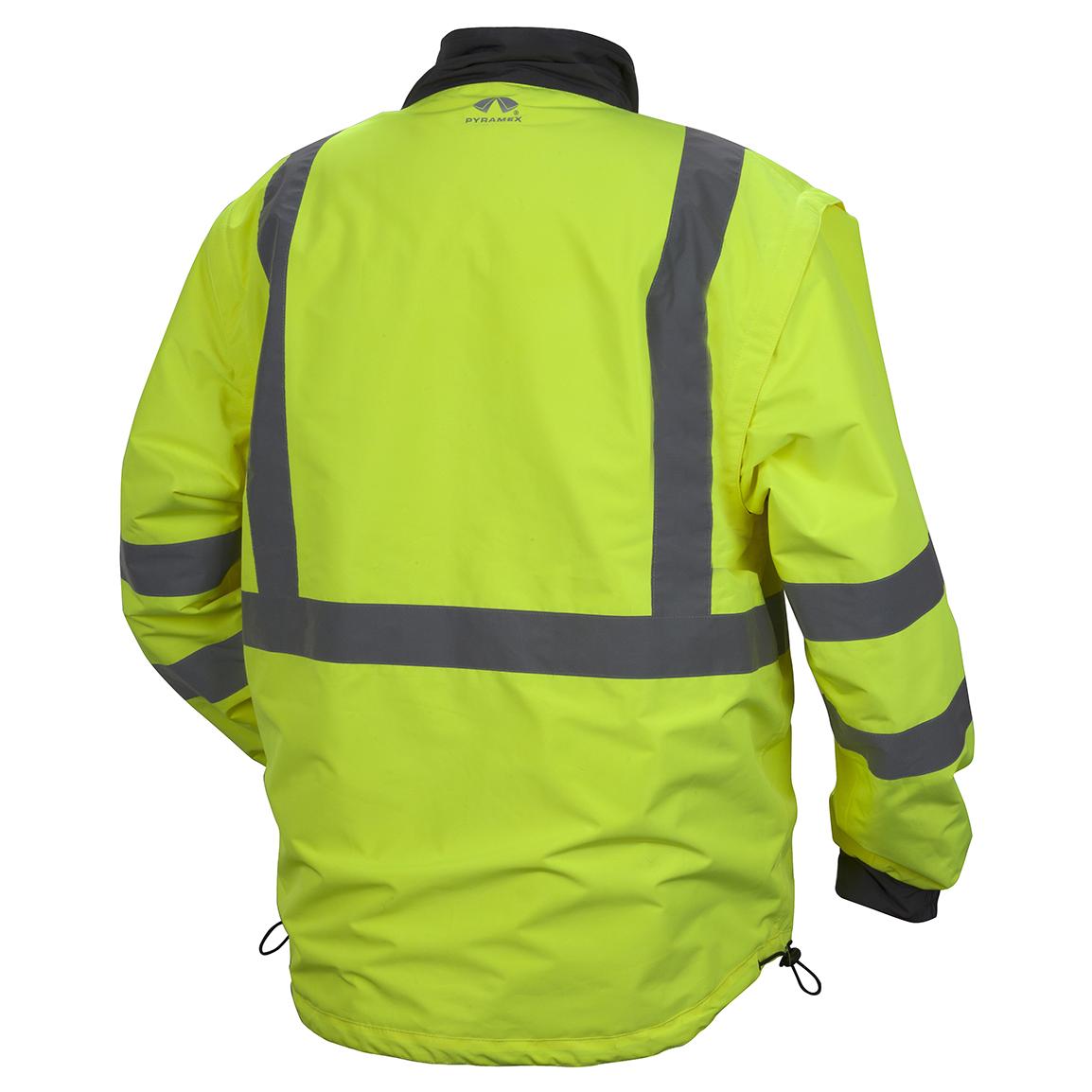 Yellow/Lime Safety Jacket - Pyramex - Waterproof Design