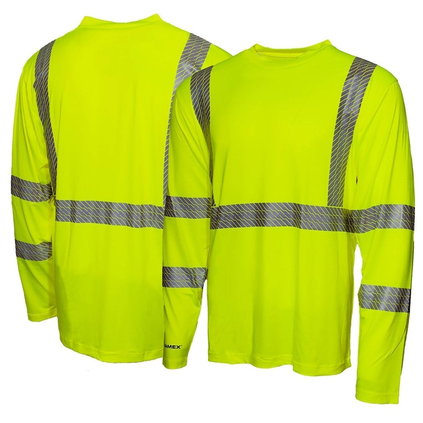 Yellow/Lime Safety Shirts - Pyramex - Long Sleeve Comfort