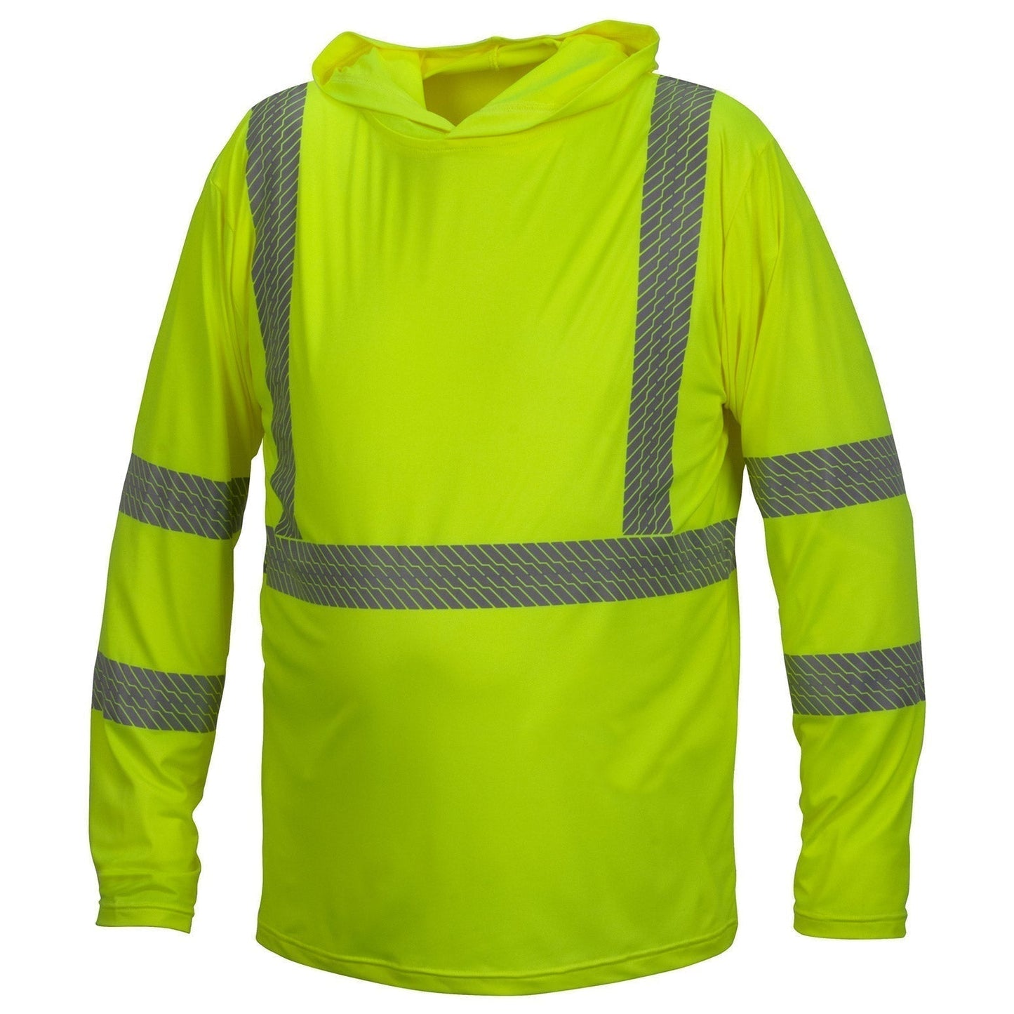 Yellow/Lime Sweatshirt - Pyramex - Reflective Hoodie