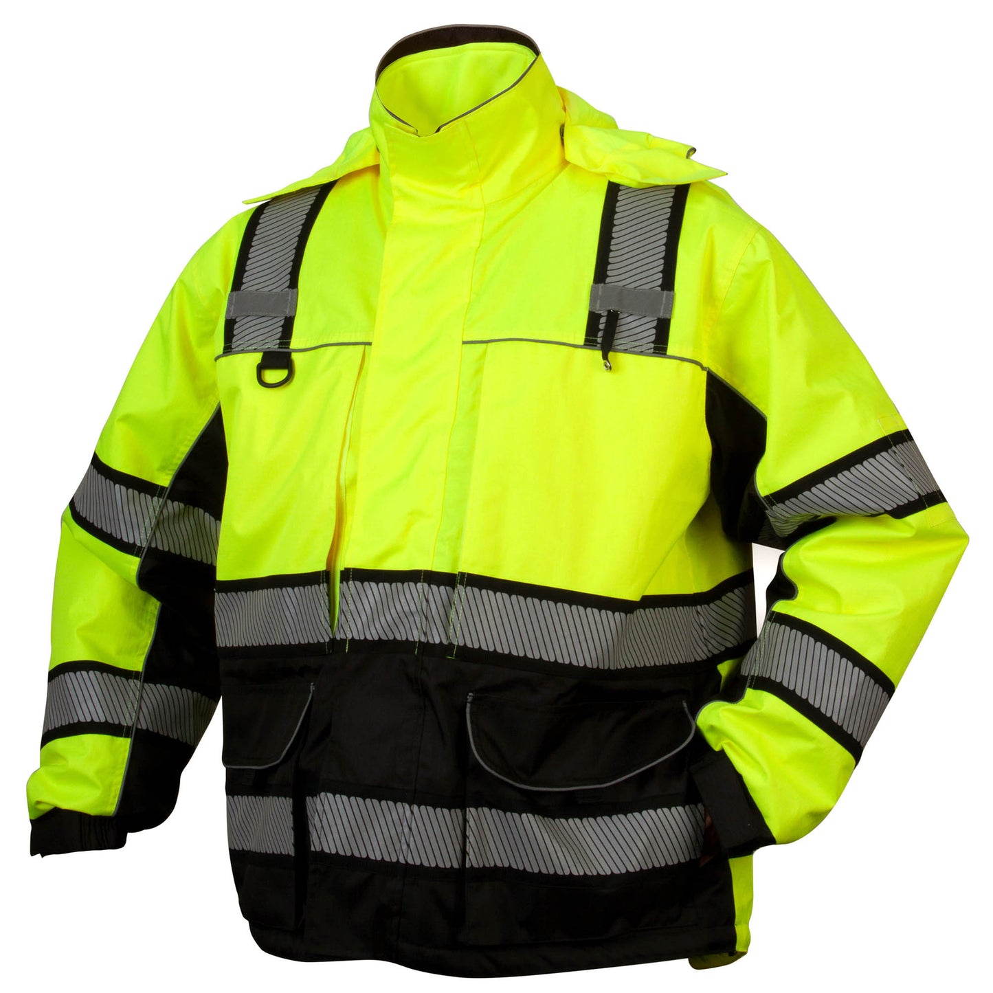 Lime Green Safety Jacket - Pyramex - Waterproof Design