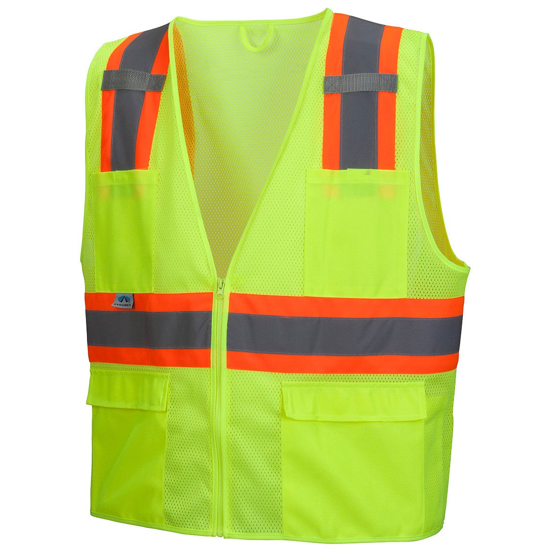 Yellow/Lime Safety Vests - Pyramex - Reflective Design