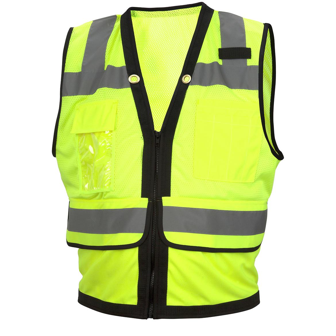 Yellow/Lime Safety Vest - Pyramex - Hi-Vis Reflective