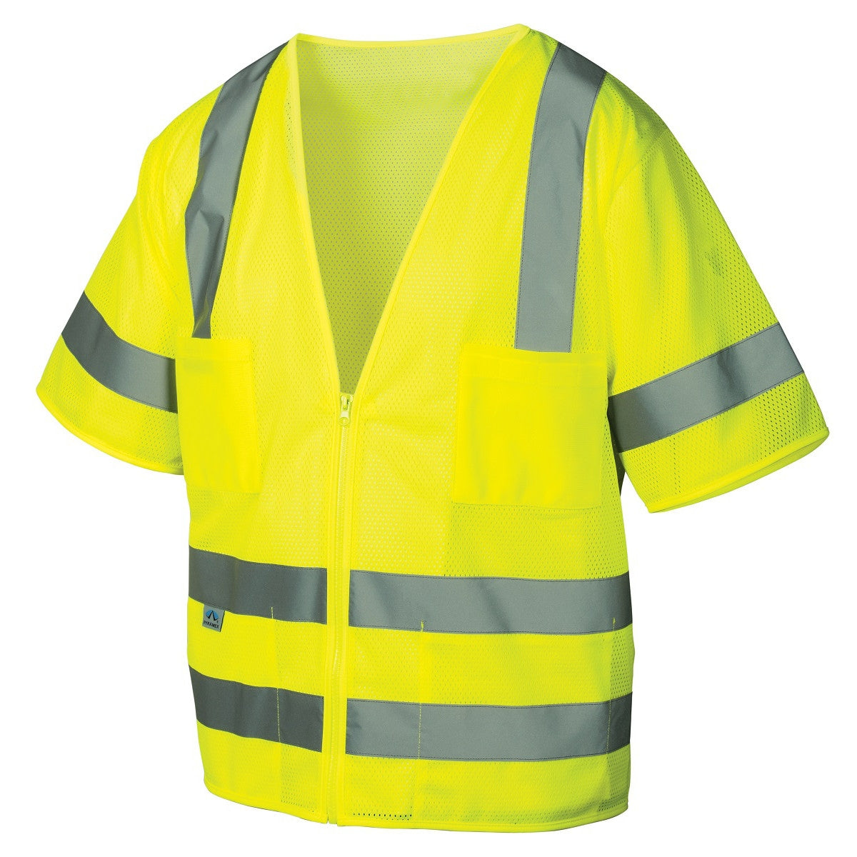 Yellow/Lime Safety Vest - Pyramex - Reflective Mesh