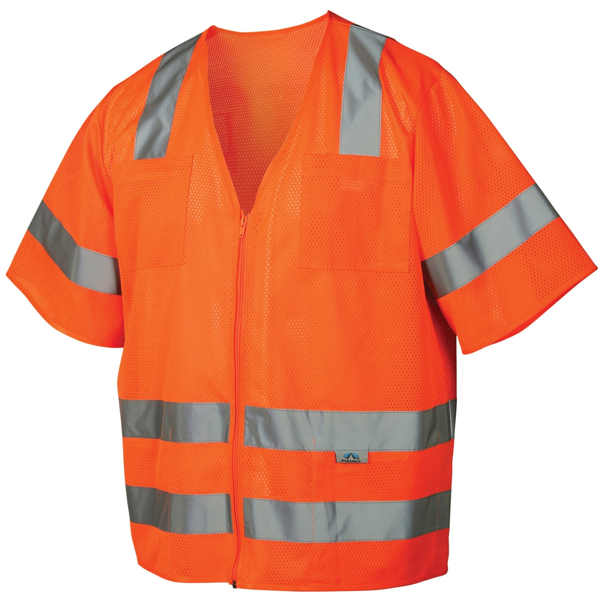 Yellow/Lime Safety Vest - Pyramex - Reflective Mesh