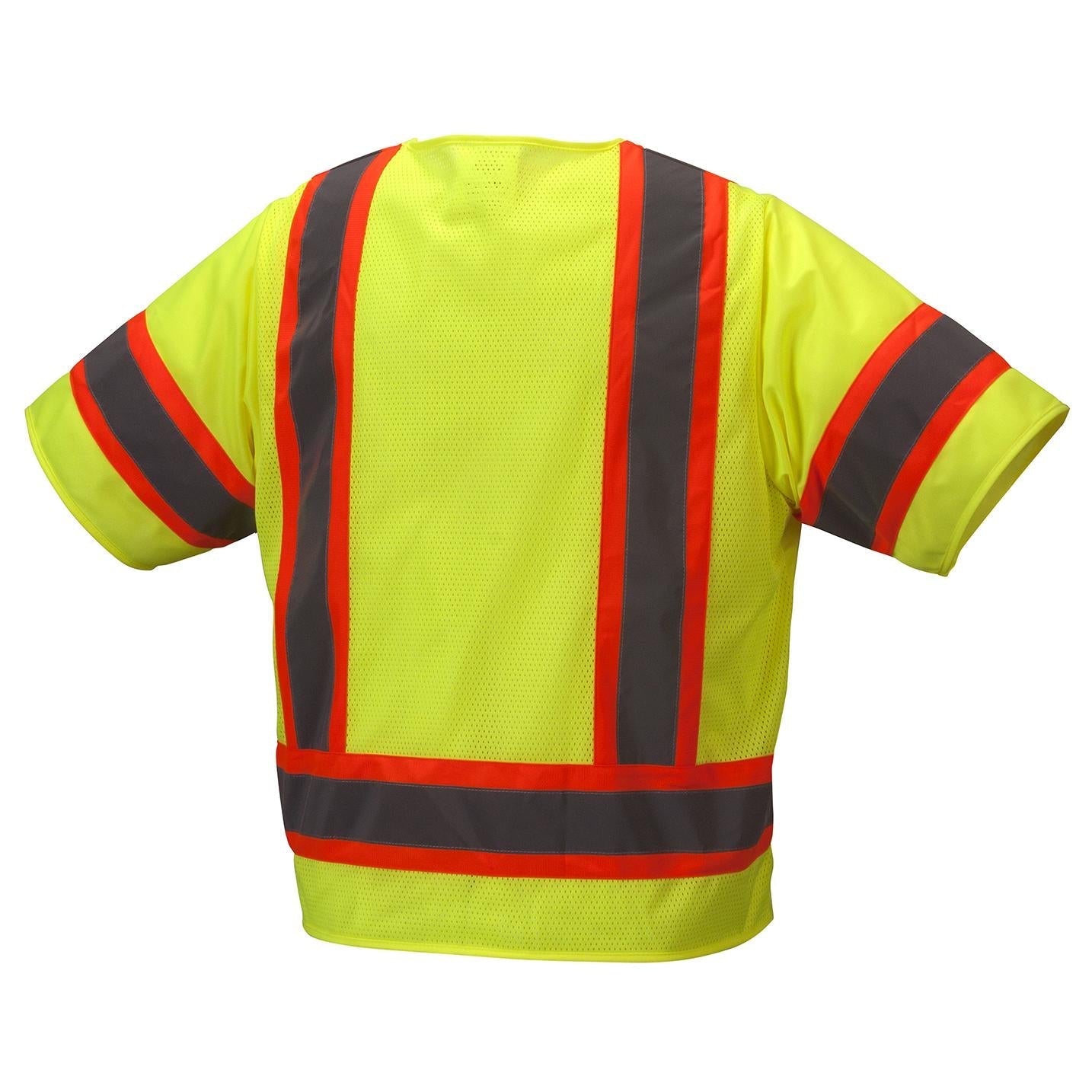 Yellow/Lime Safety Vests - Pyramex - Reflective Design