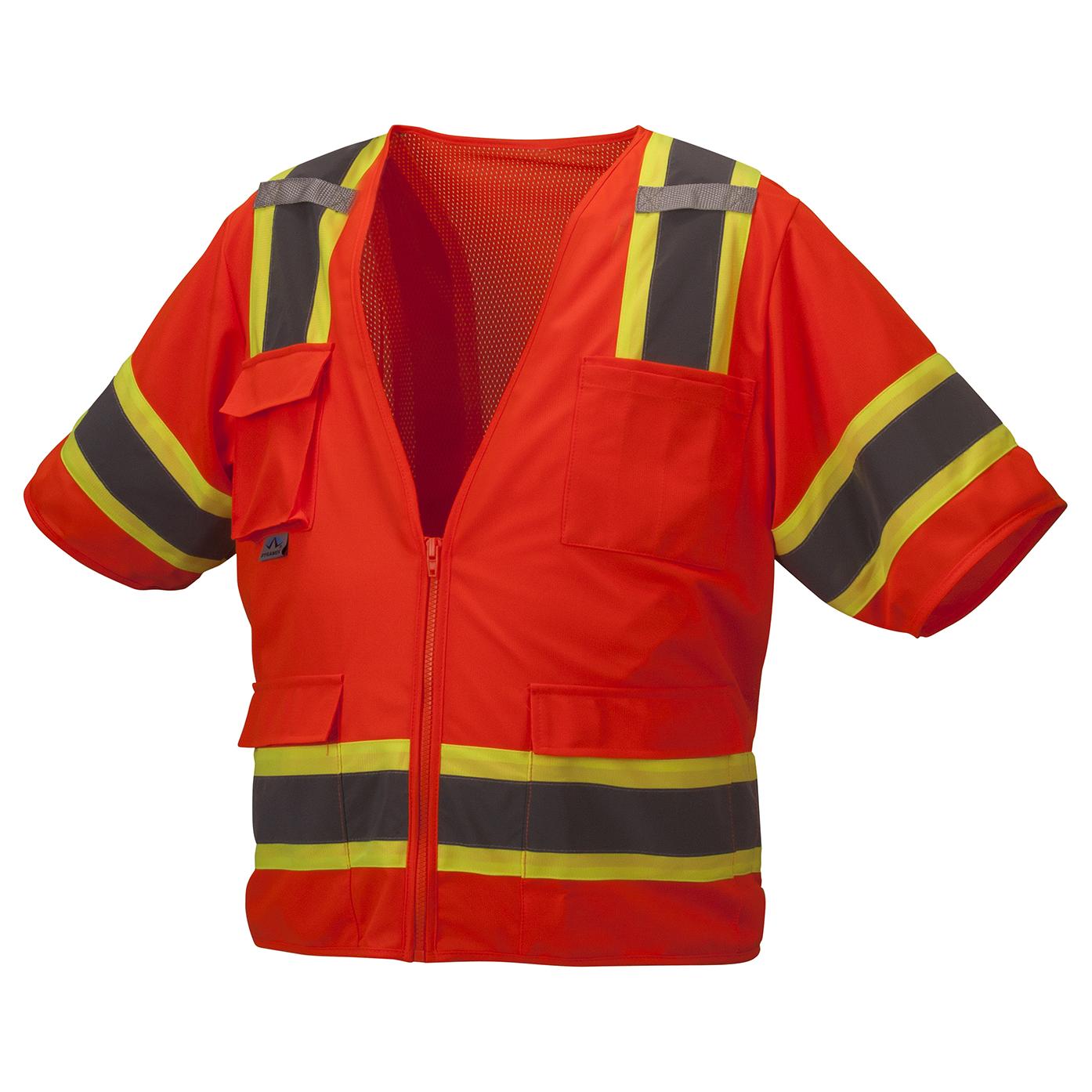 Yellow/Lime Safety Vests - Pyramex - Reflective Design