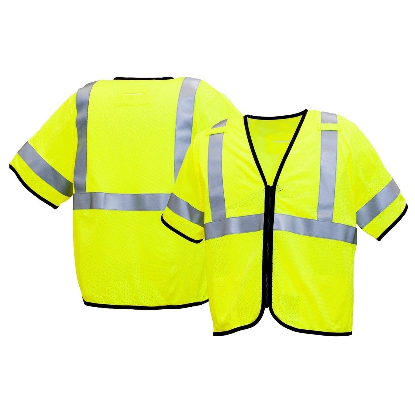 Yellow/Lime FR Vest - Pyramex - Mesh Reflective Safety