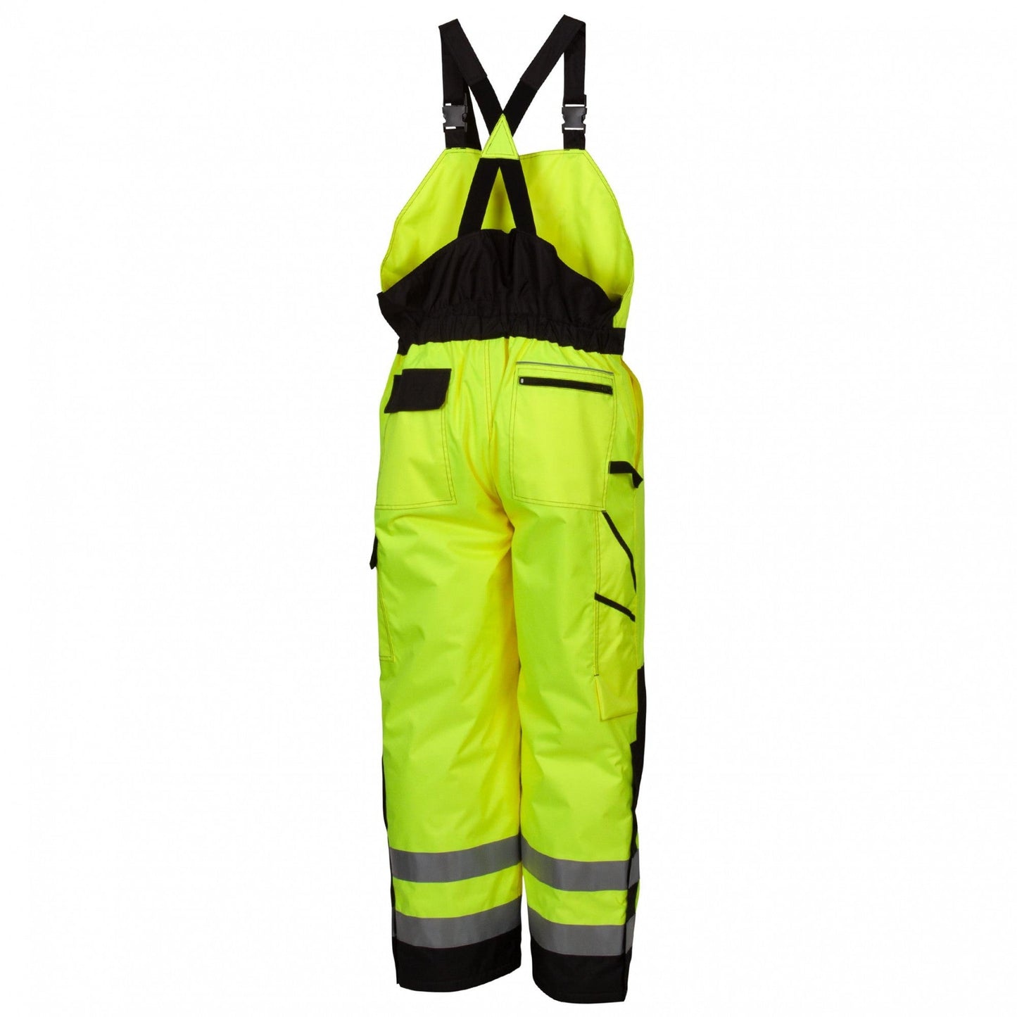 Yellow/Lime Bib Pants - Pyramex - High Visibility Gear