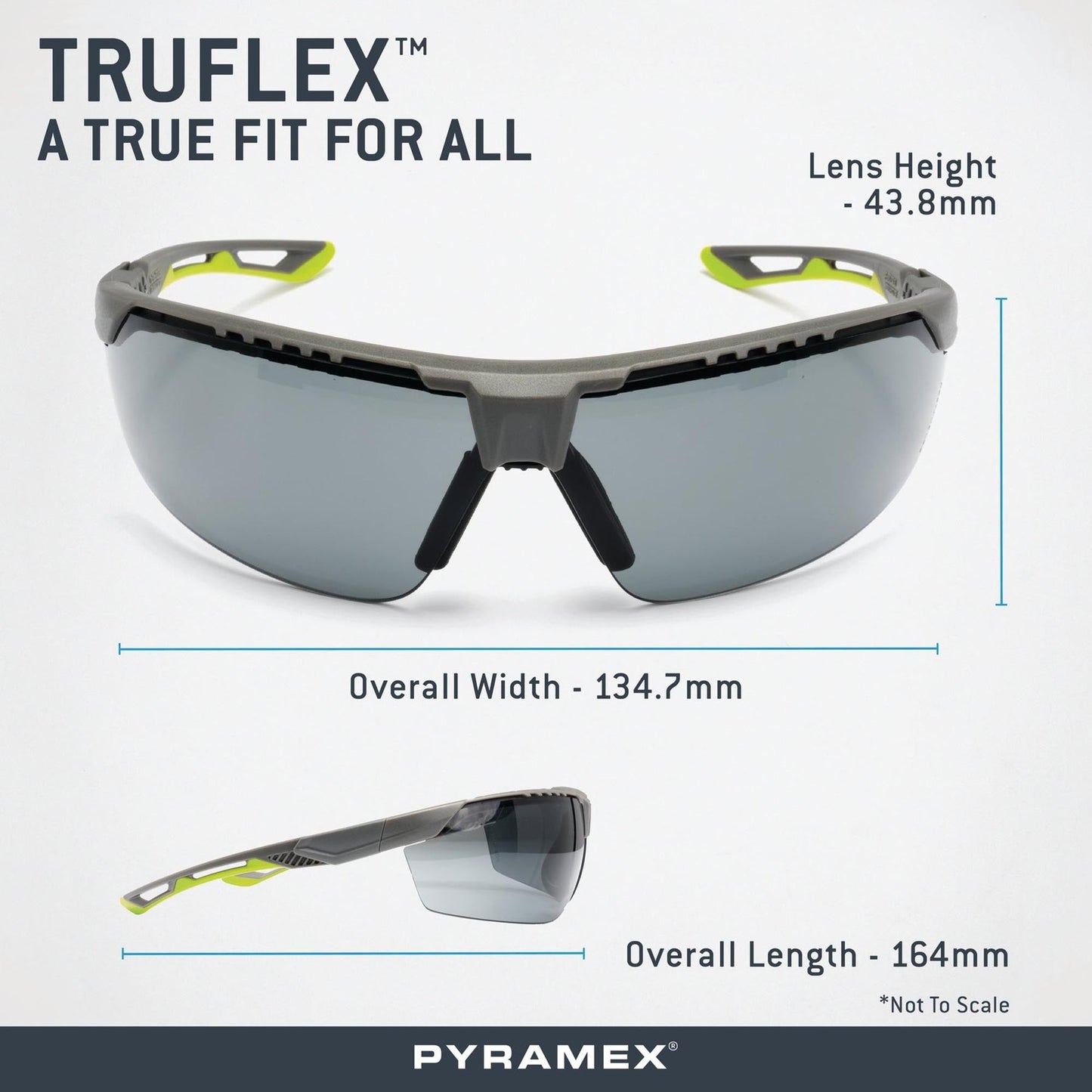 Clear H2MAX Anti-Fog Lens Glasses - Pyramex - Lightweight