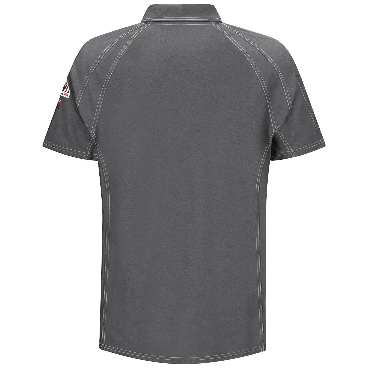 Charcoal Polo Shirt - Bulwark FR - Comfortable Knit