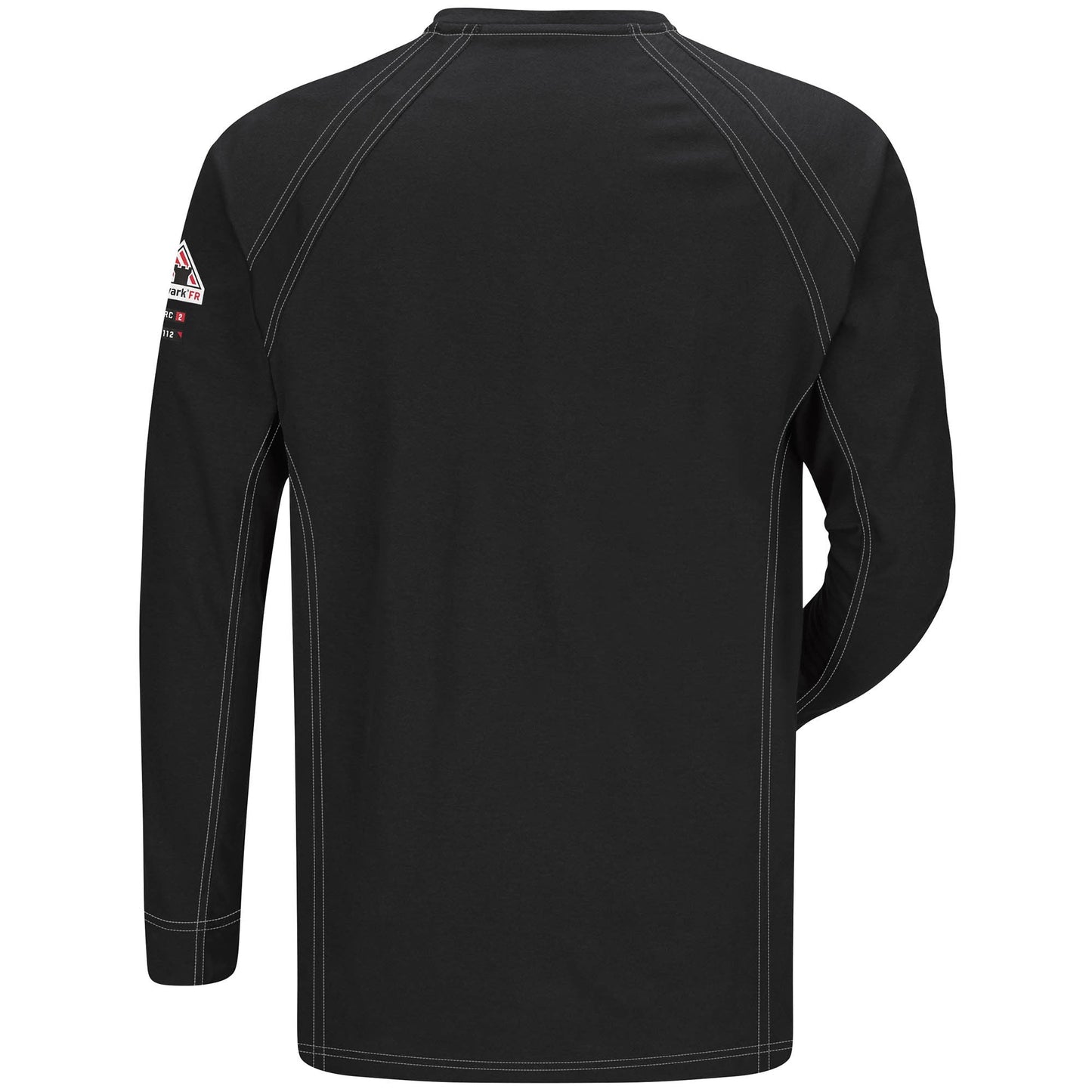 Black Henley Shirt - Bulwark FR - Comfort Knit
