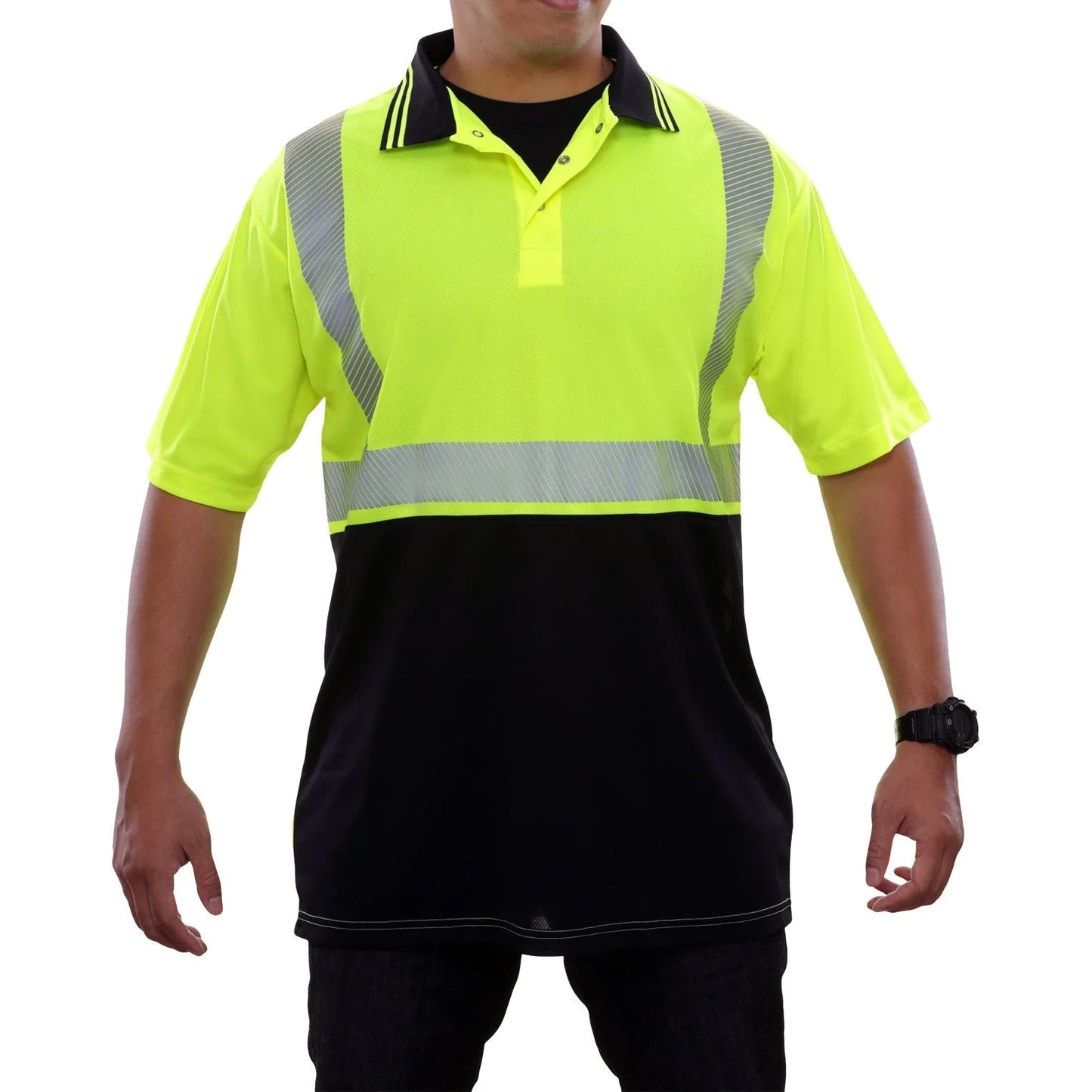 Yellow/Lime Safety Shirt - brand - High Visibility
