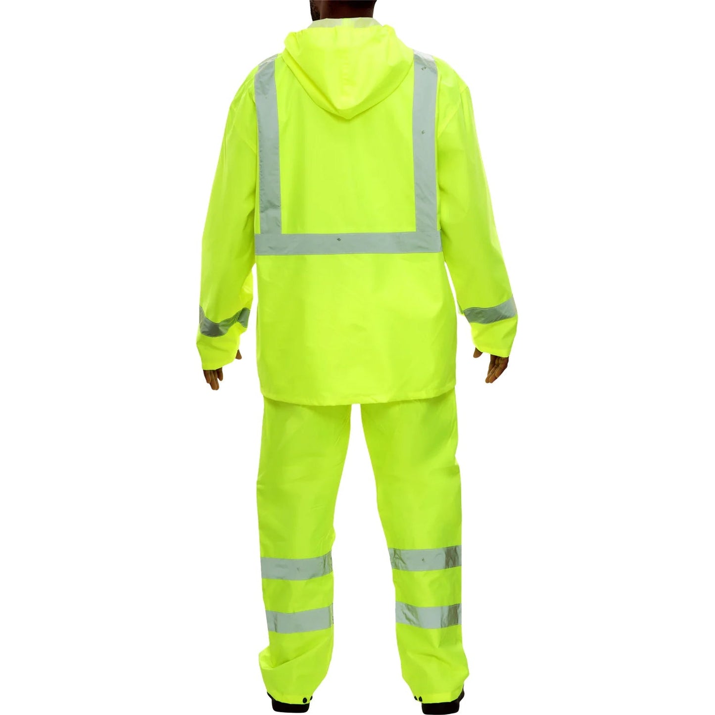 Yellow/Lime Rain Suits | Reflective Apparel | 402Stlm Type R Class 3 Hi-Vis Safety