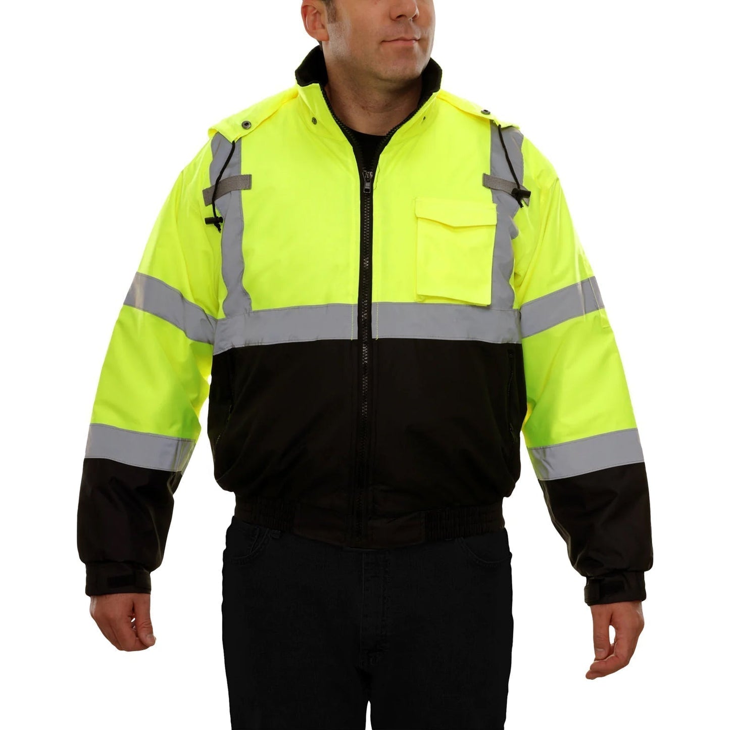 Yellow/Lime Safety Jacket - brand - Hi-Vis Waterproof