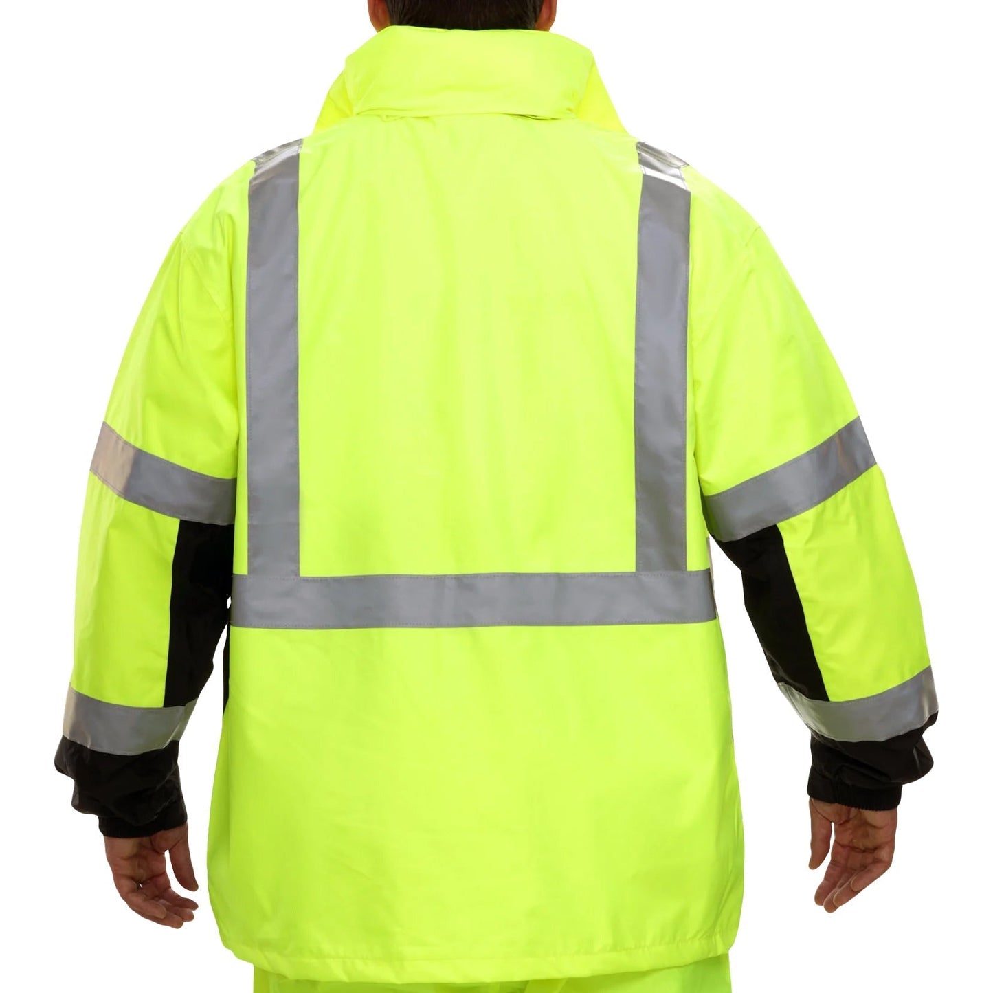 Yellow/Lime Safety Jacket - brand - Waterproof Design