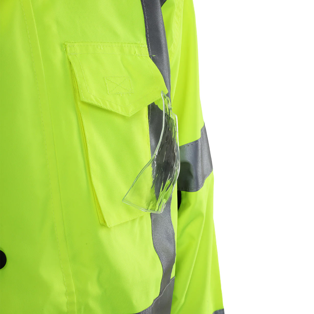 Yellow/Lime Safety Jacket - brand - Waterproof Design