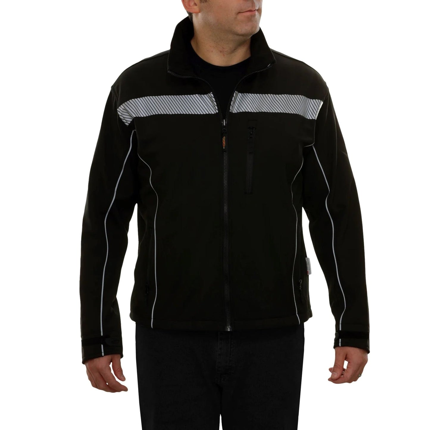 Black Safety Jackets - brand - Soft Shell Design