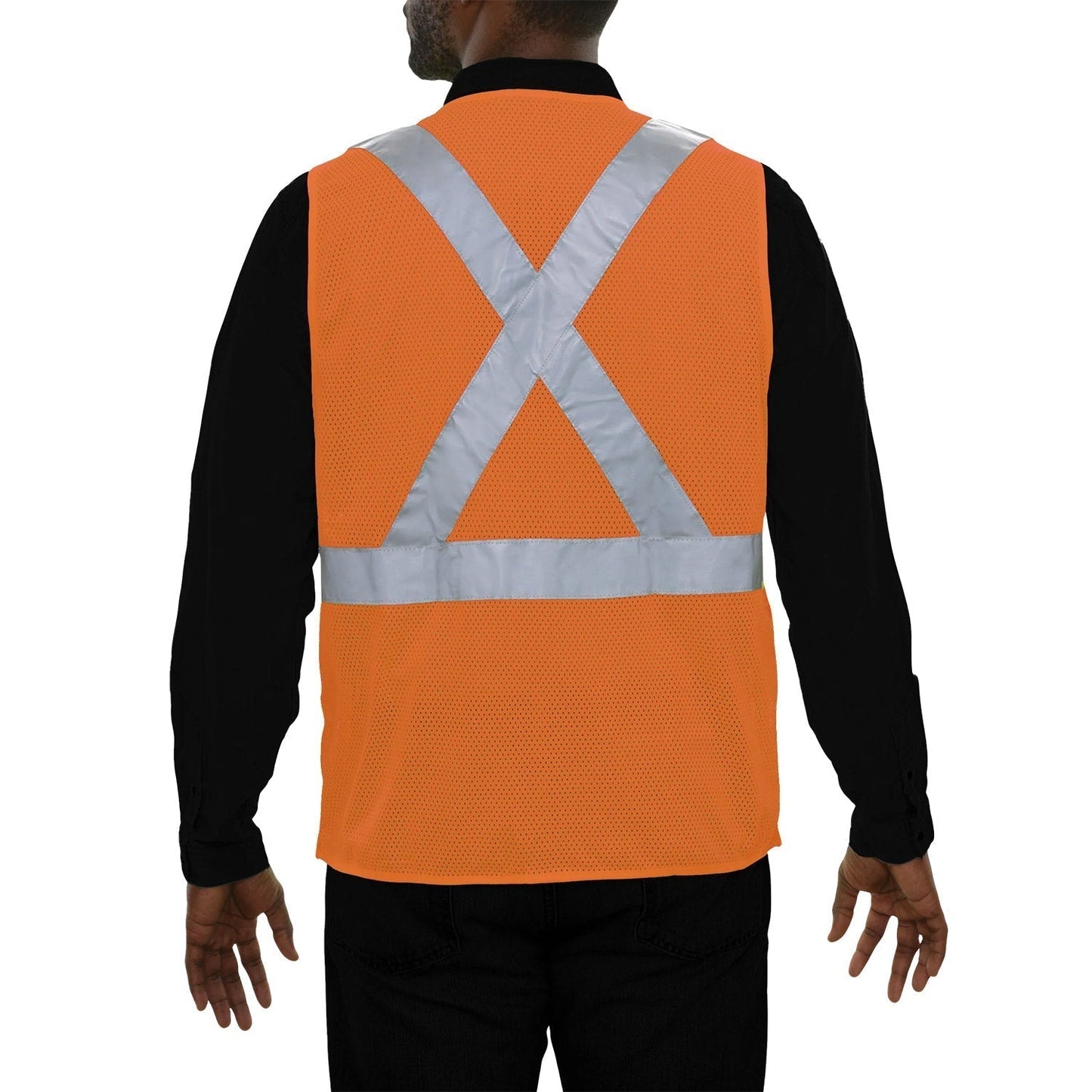 Yellow/Lime Safety Vests - brand - Hi-Vis Mesh