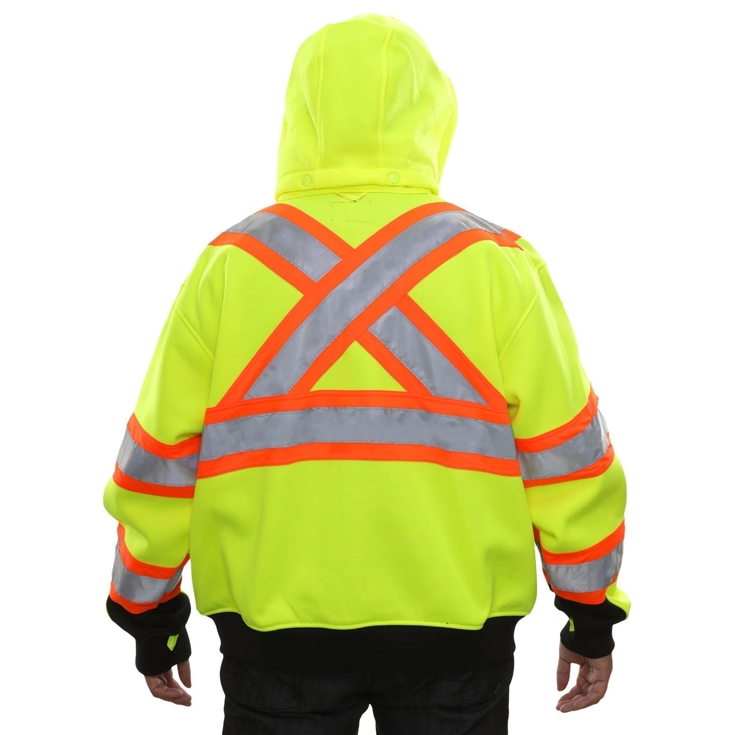 Yellow/Lime Safety Sweatshirts - brand - Reflective Material