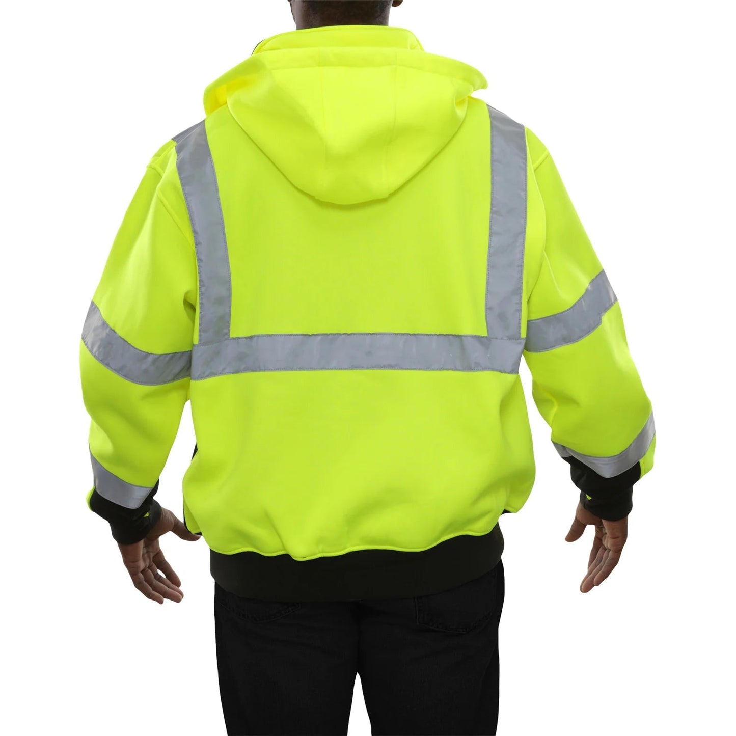 Yellow/Lime Safety Sweatshirt - brand - Reflective Material
