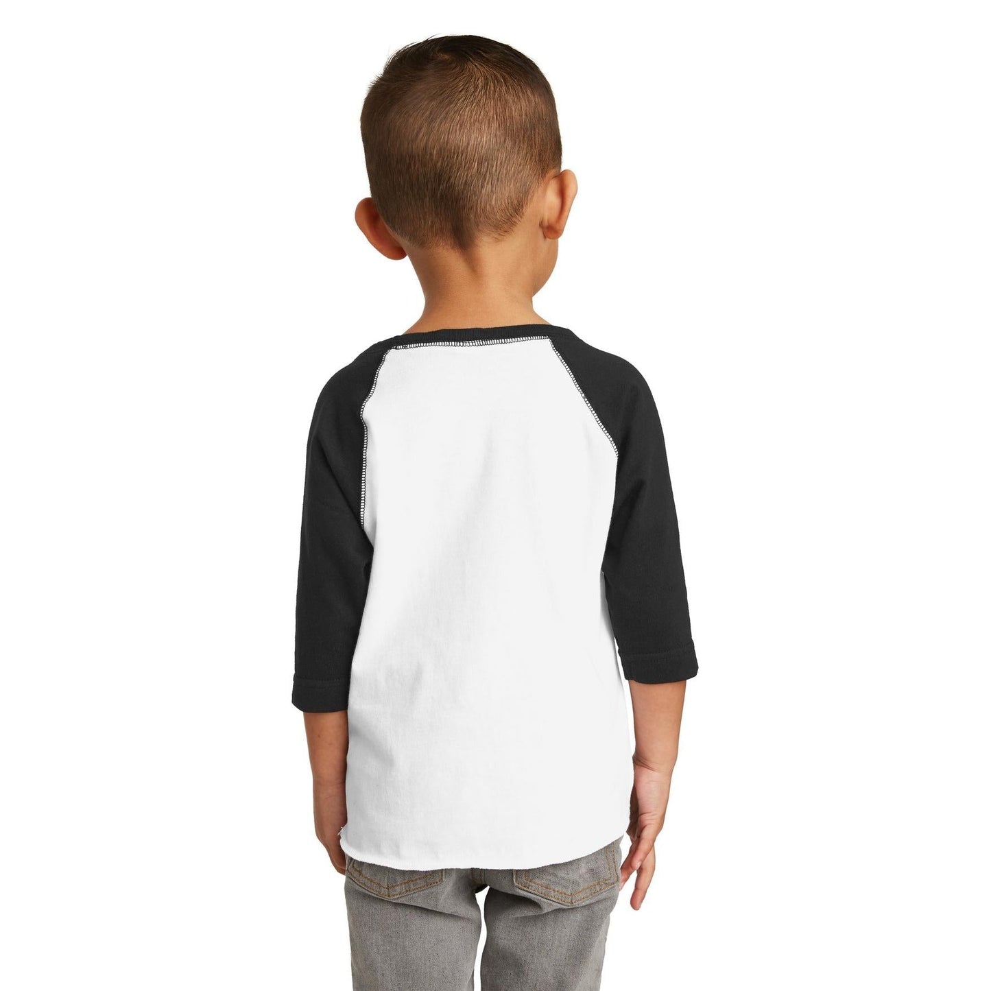 Black/White T-Shirt - Rabbit Skins - Soft Jersey Comfort