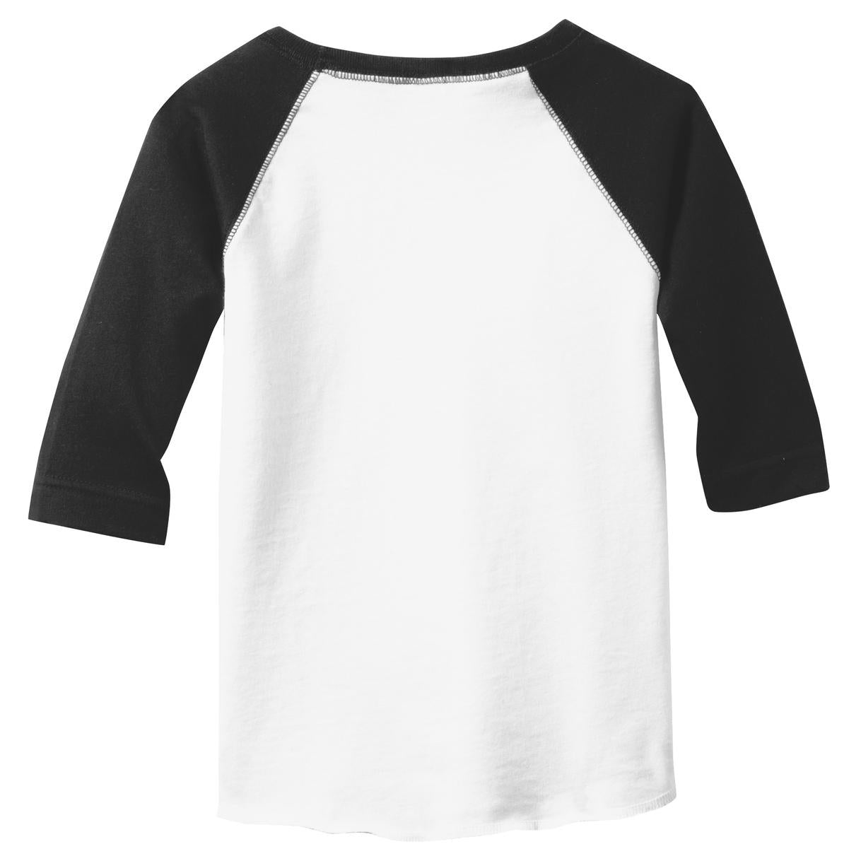 Black/White T-Shirt - Rabbit Skins - Soft Jersey Comfort