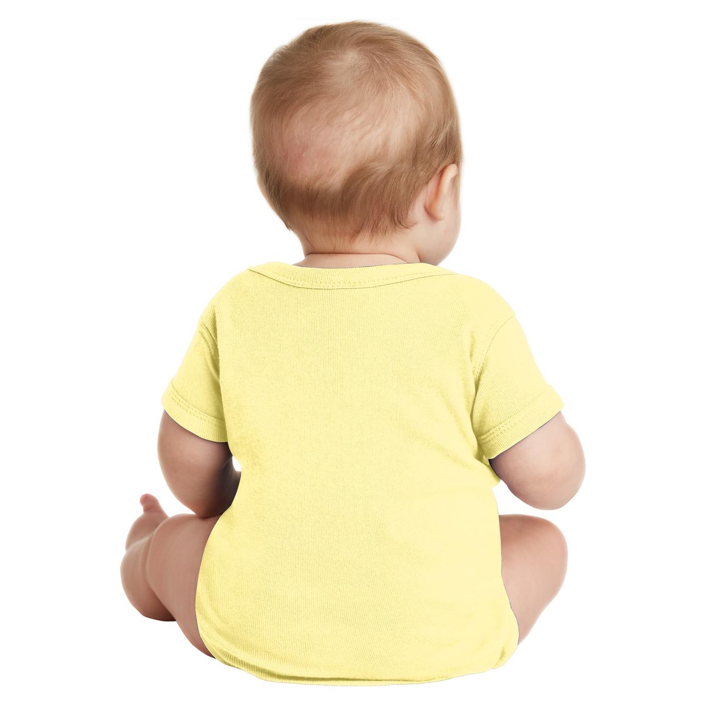 Black Infant Bodysuit - Rabbit Skins - Combed Cotton