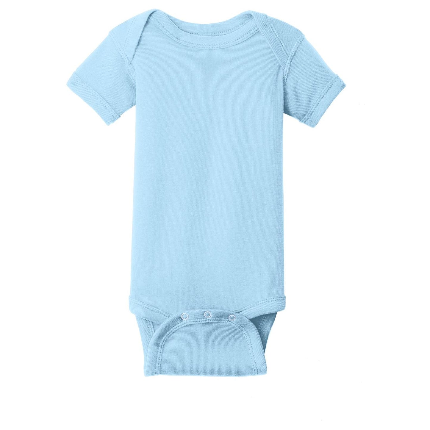 Black Infant Bodysuit - Rabbit Skins - Combed Cotton