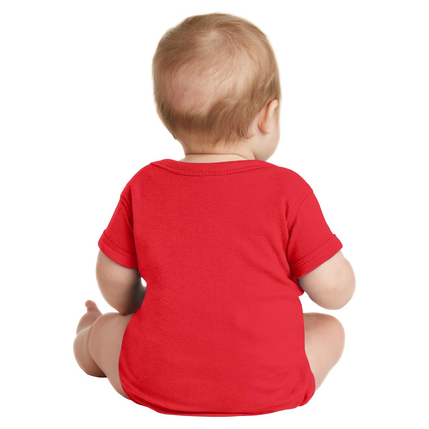 Black Infant Bodysuit - Rabbit Skins - Combed Cotton