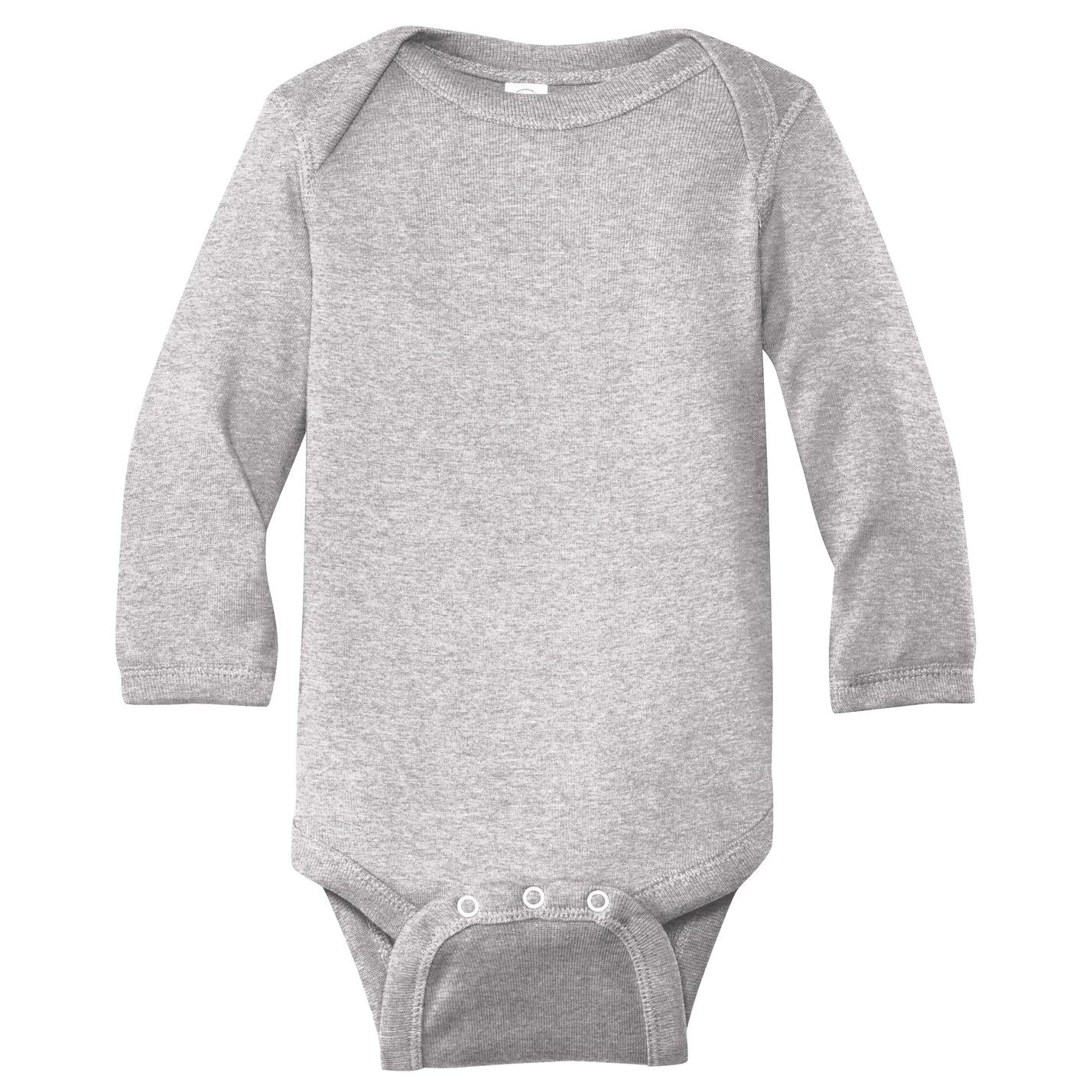 Black Infant Bodysuit - Rabbit Skins - Combed Cotton