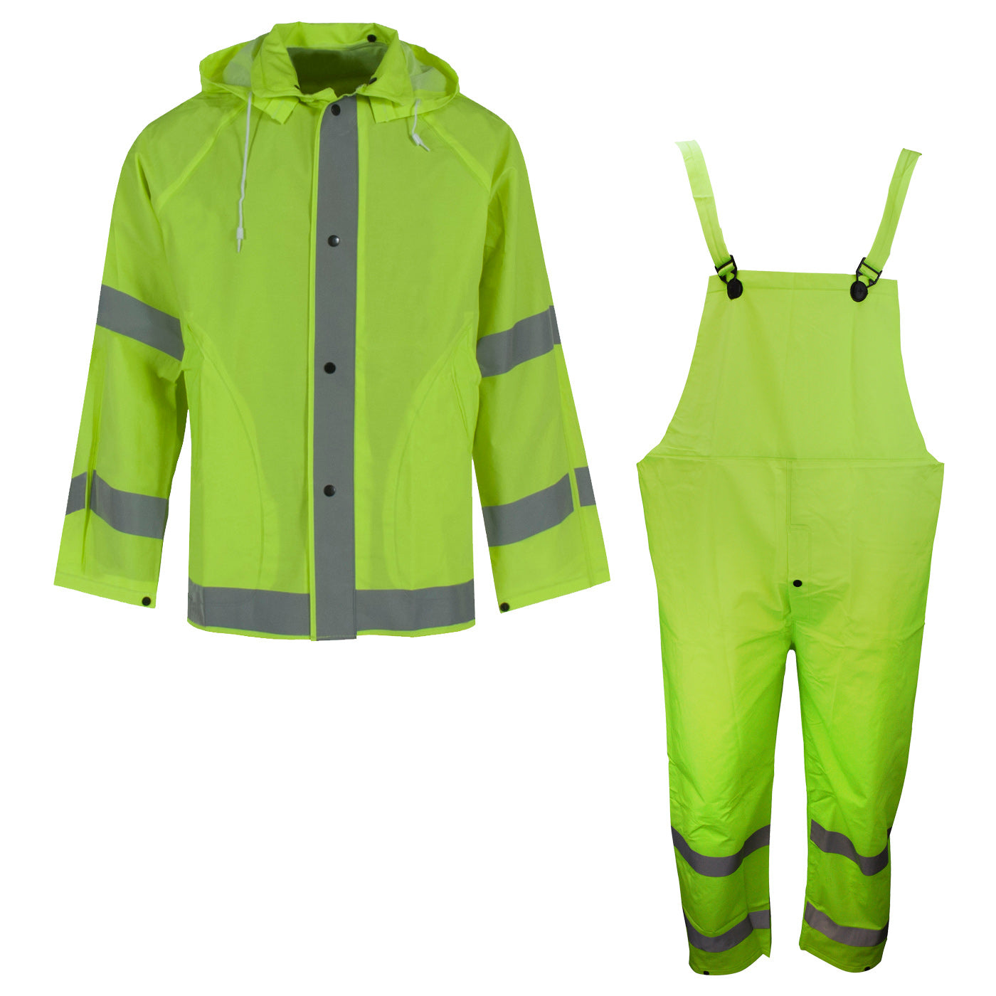 Yellow/Lime Rain Suit - Neese - Durable PVC Coated