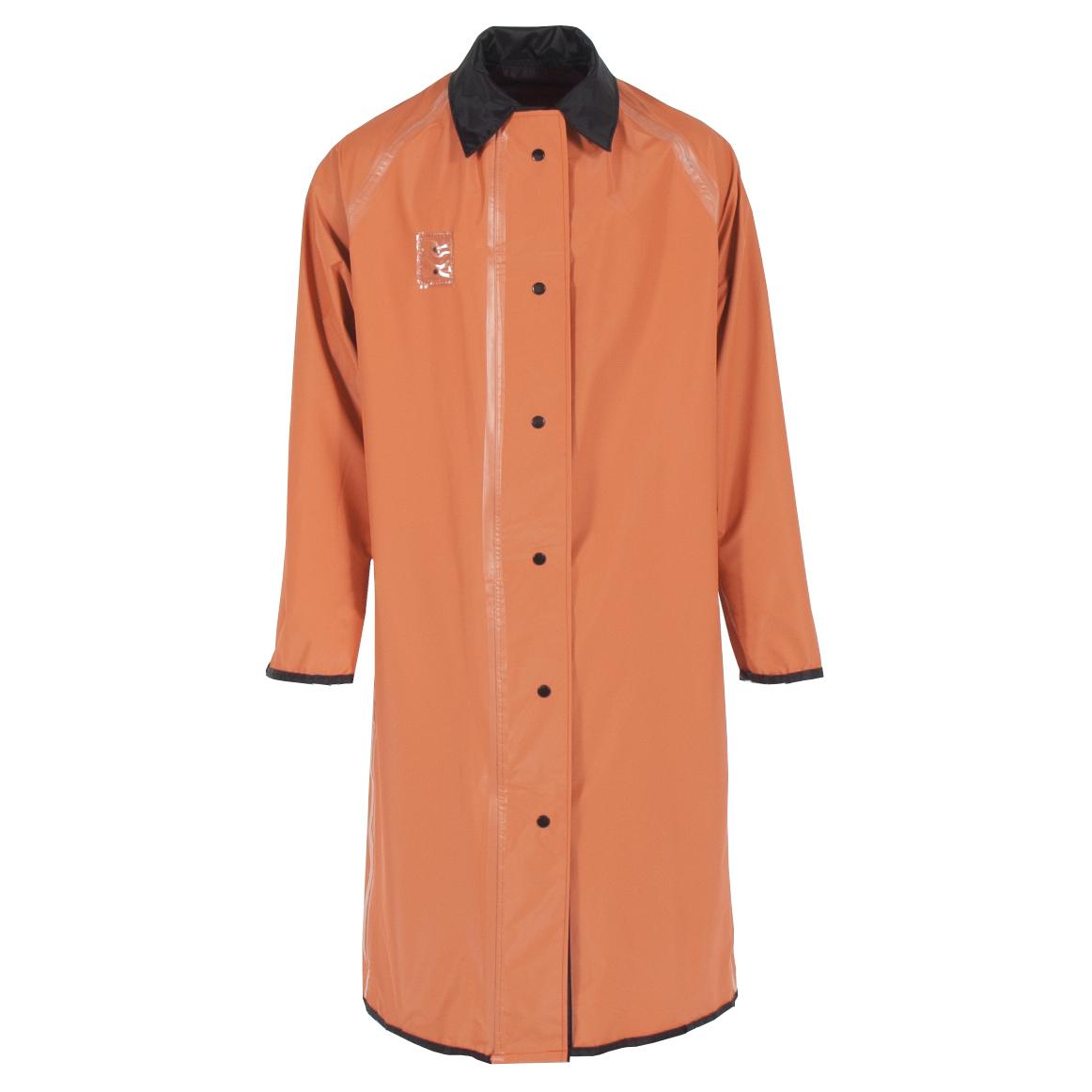 Orange/Black Raincoat - Neese - Reversible Design