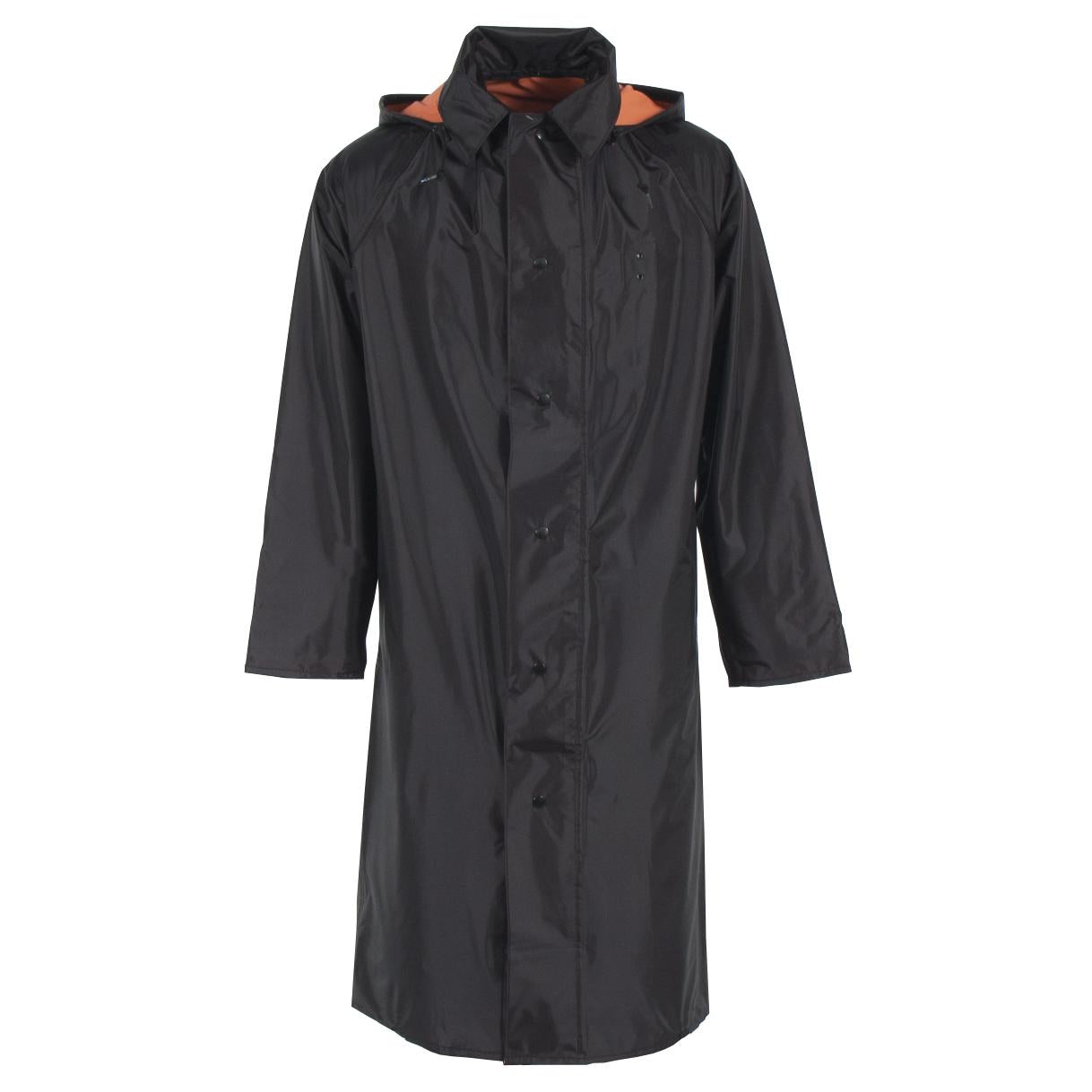 Orange/Black Raincoat - Neese - Reversible Design