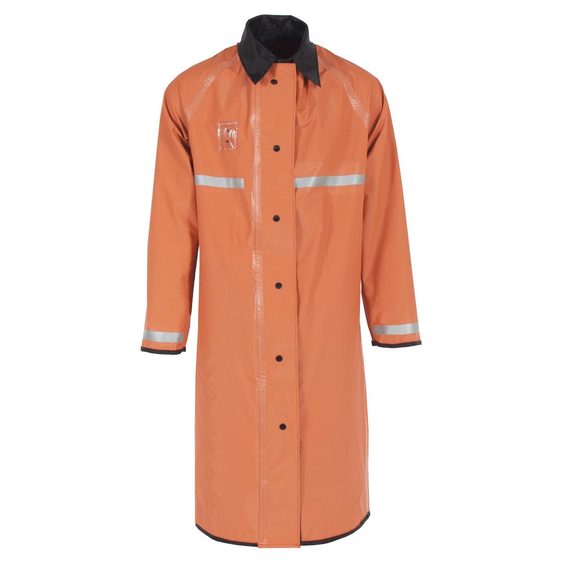Orange/Black Raincoat - Neese - Reversible Design