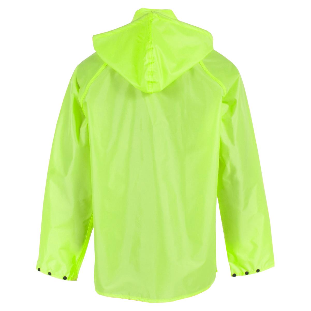 Black Rain Jacket - Neese - Attached Hood Design