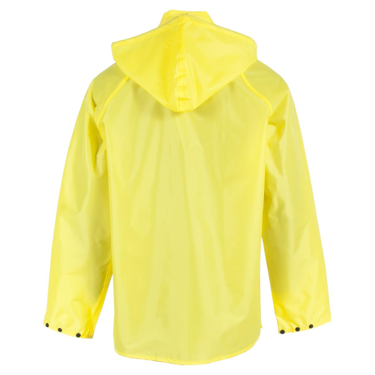 Black Rain Jacket - Neese - Attached Hood Design