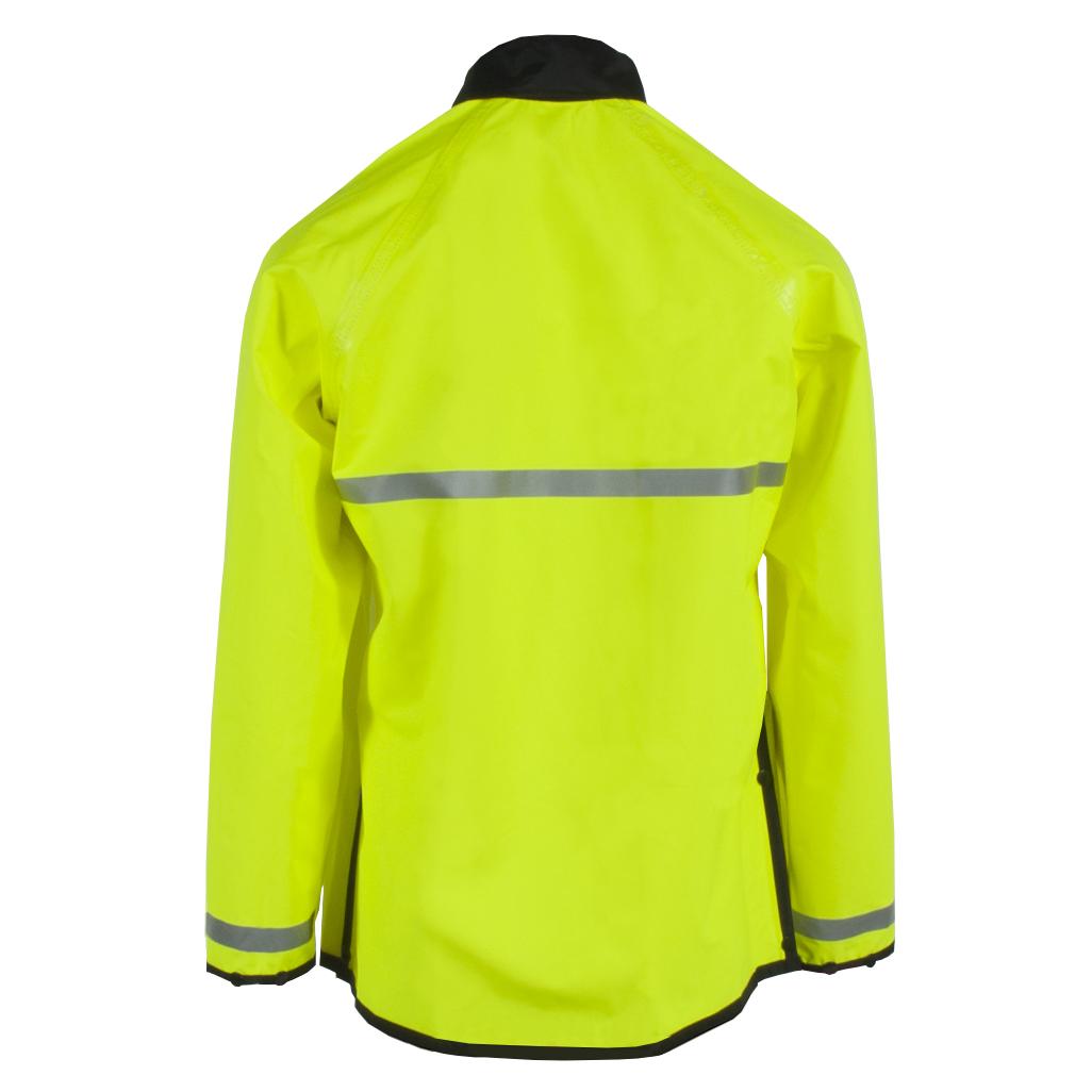 Yellow/Lime/Black Rain Jacket - Neese - Reversible Design