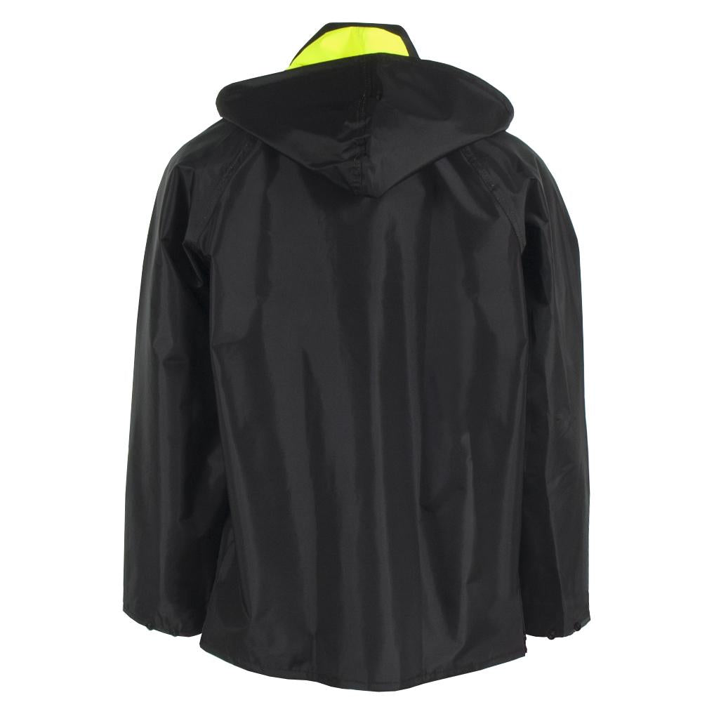 Yellow/Lime/Black Rain Jacket - Neese - Reversible Design