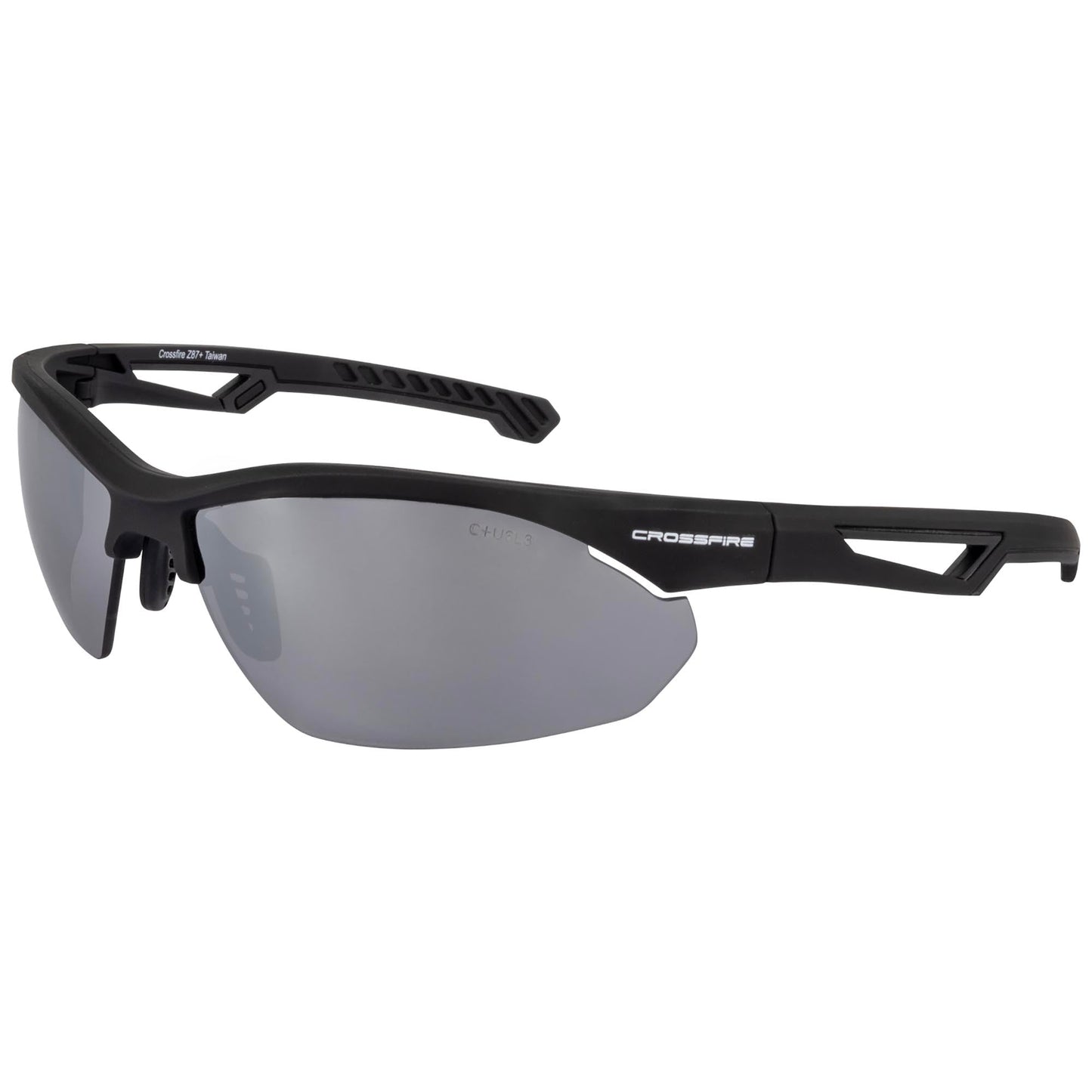 Smoke/Gray Lens Glasses - CrossFire - Protective Design