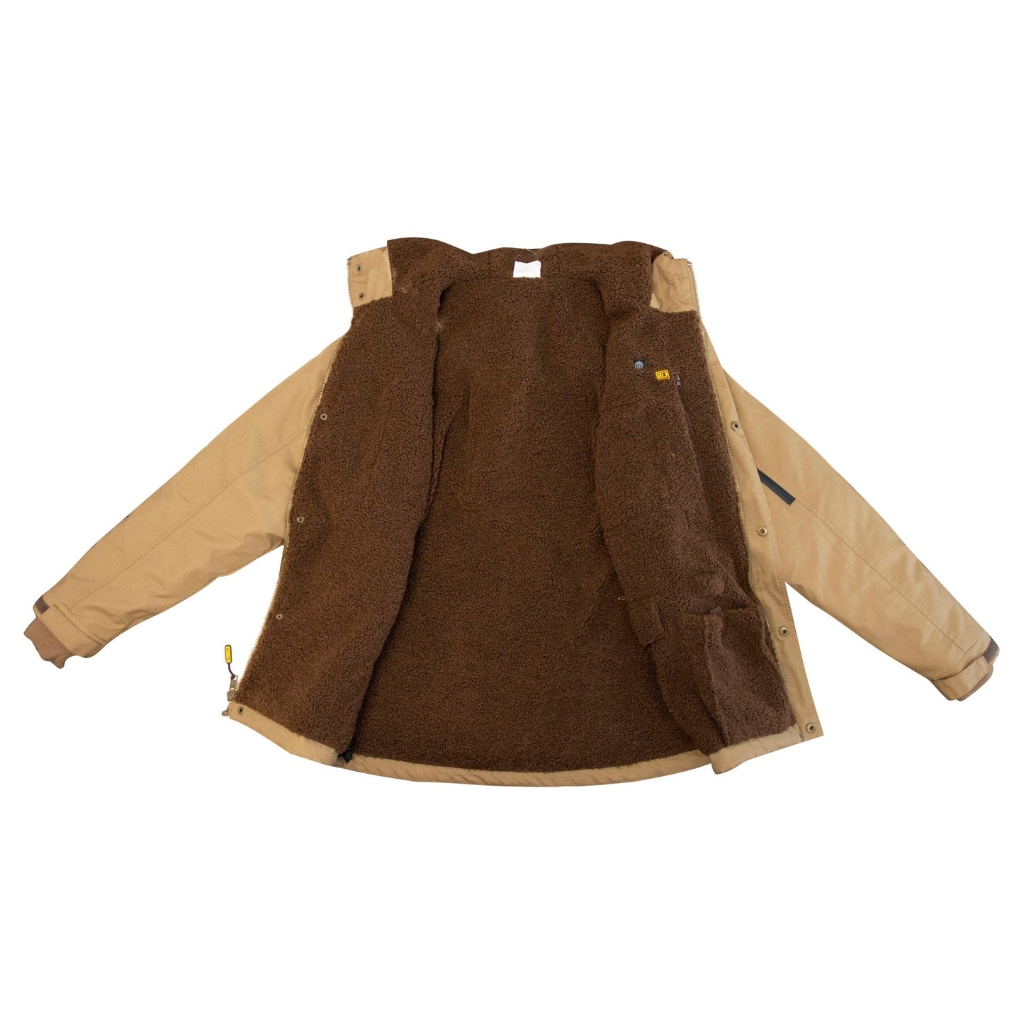 Brown Heated Jacket - DeWalt - Ripstop Design